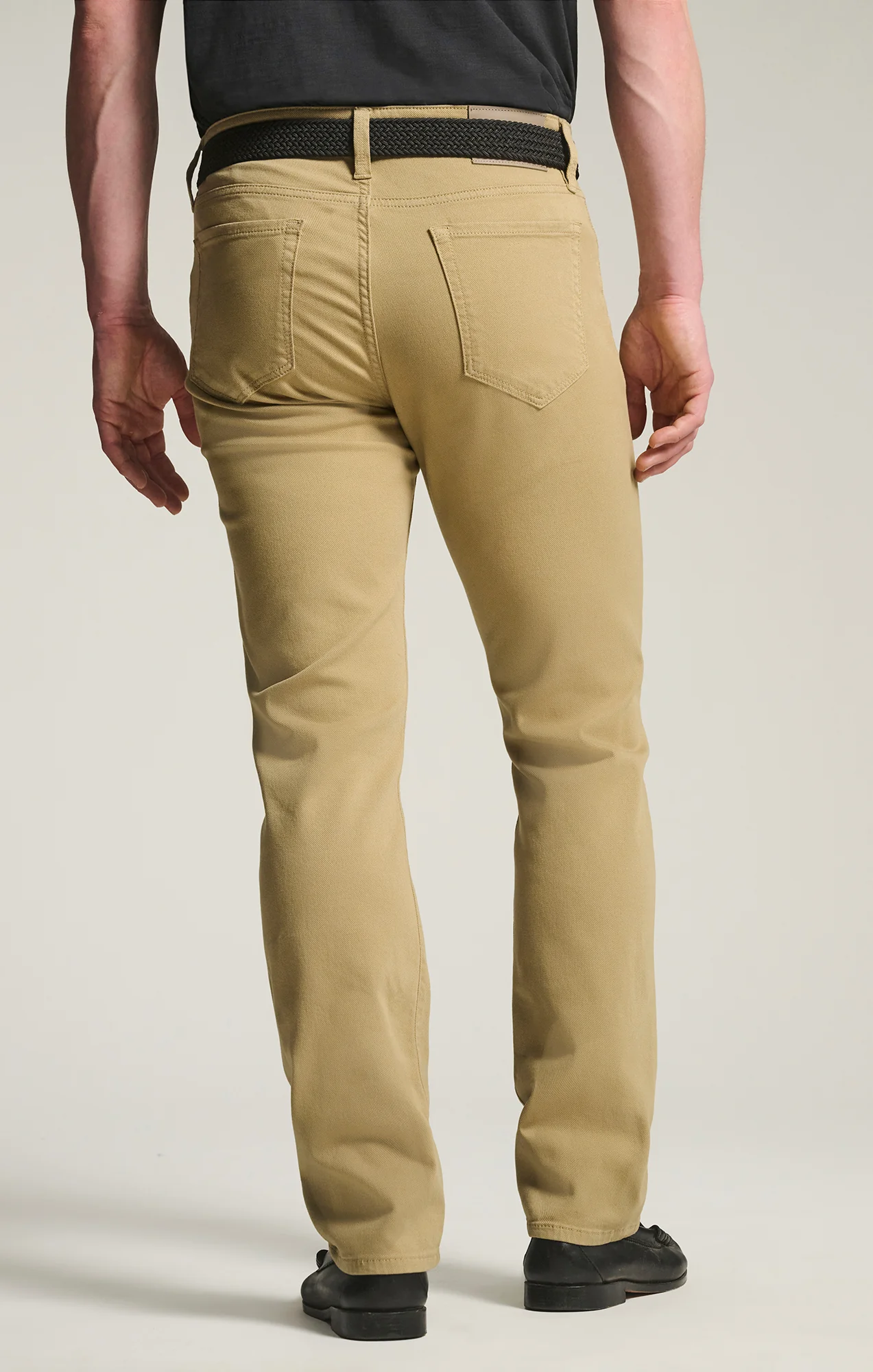 Courage Straight Leg Pants in Beige Honeycomb - Image 4