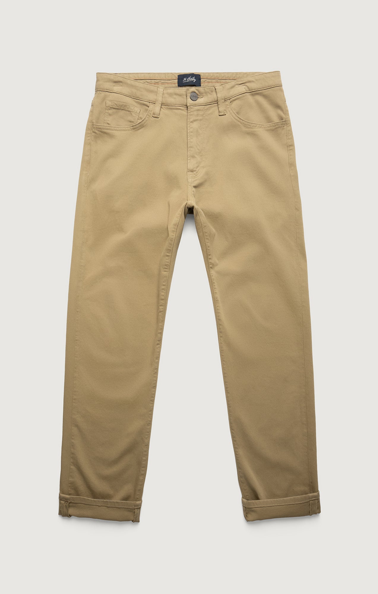 Courage Straight Leg Pants in Beige Honeycomb - Image 6