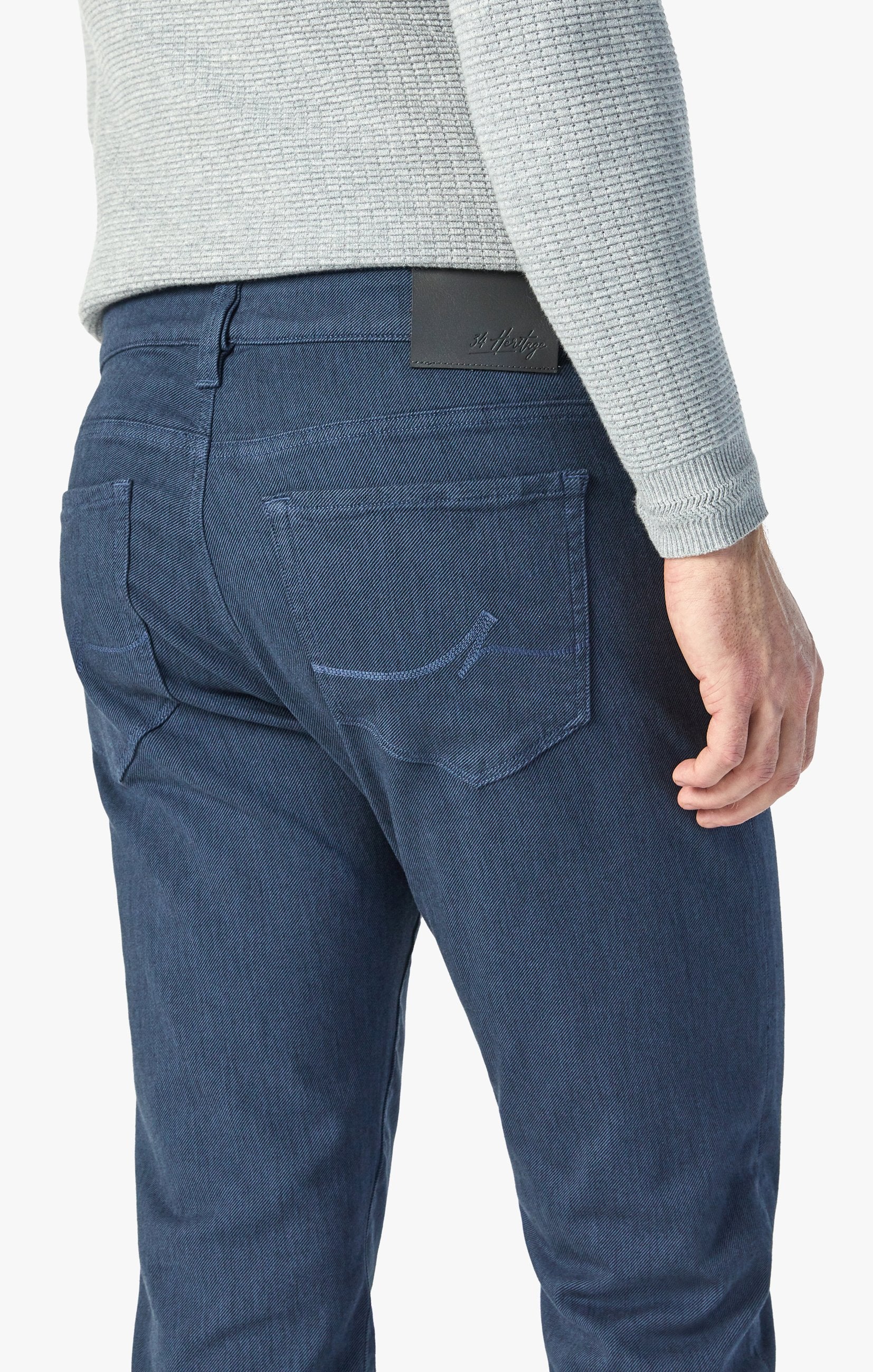 Courage Straight Leg Pants In Blue Diagonal - Image 5