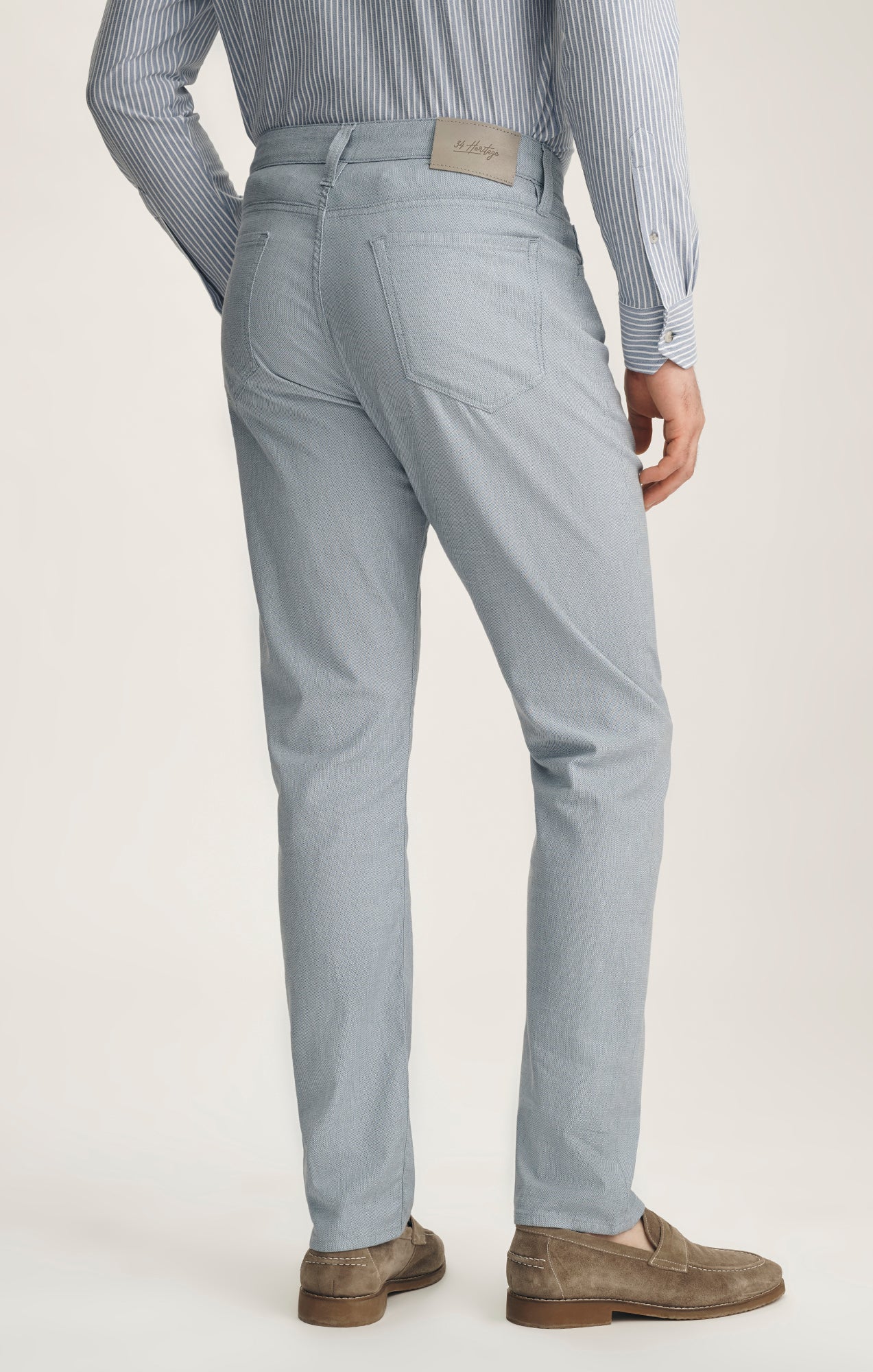Courage Straight Leg Pants In Blue Honeycomb - Image 5
