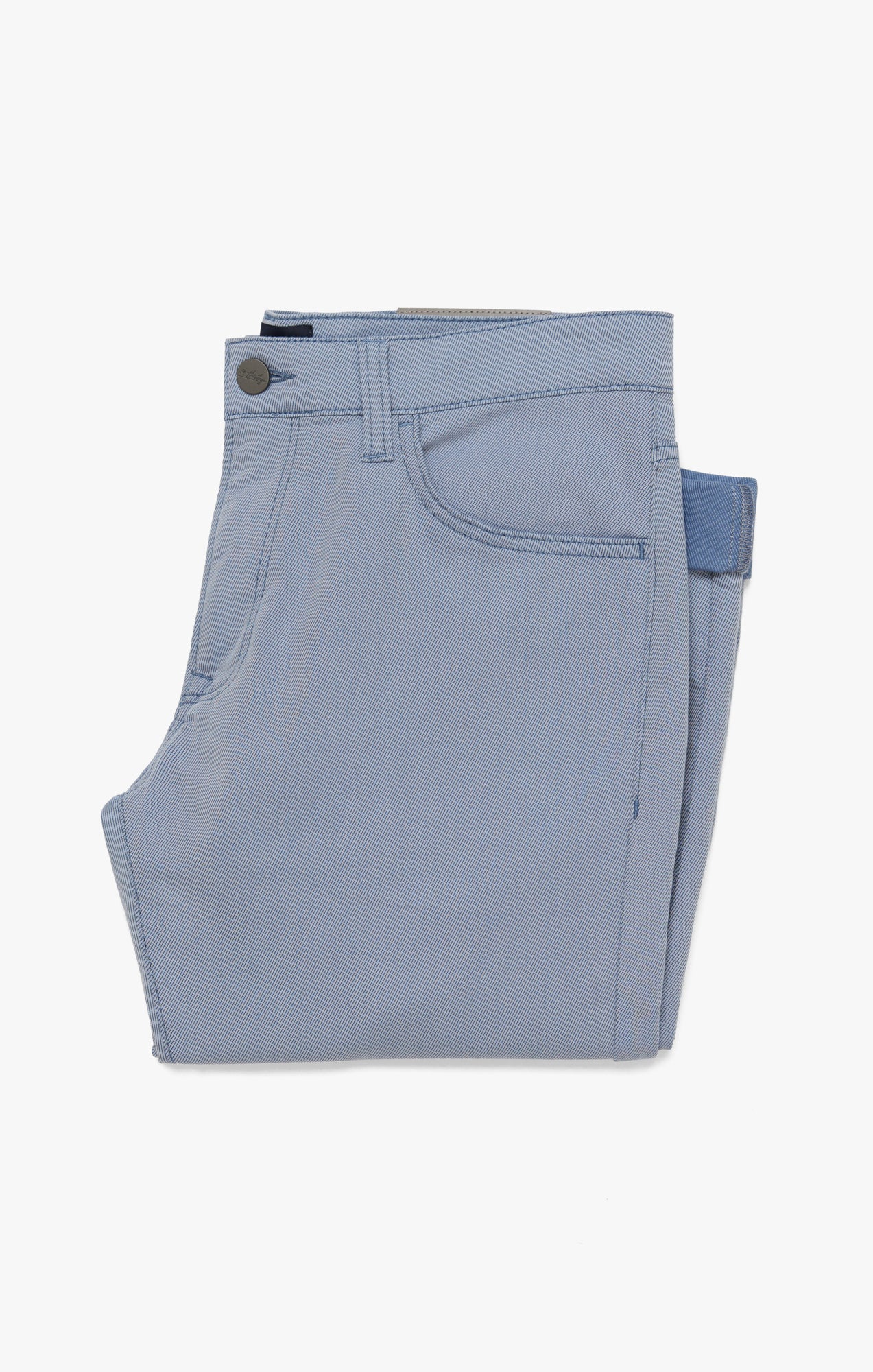 Courage Straight Leg Pants In Blue Refined Twill - Image 9