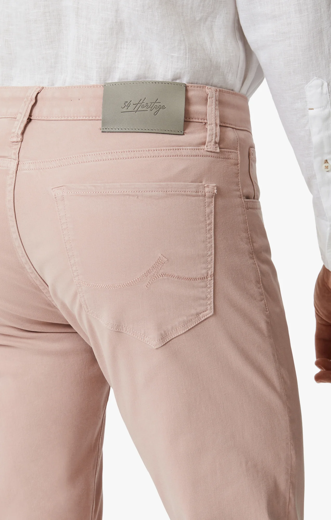 Courage Straight Leg Pants In Blushed Twill - Image 5