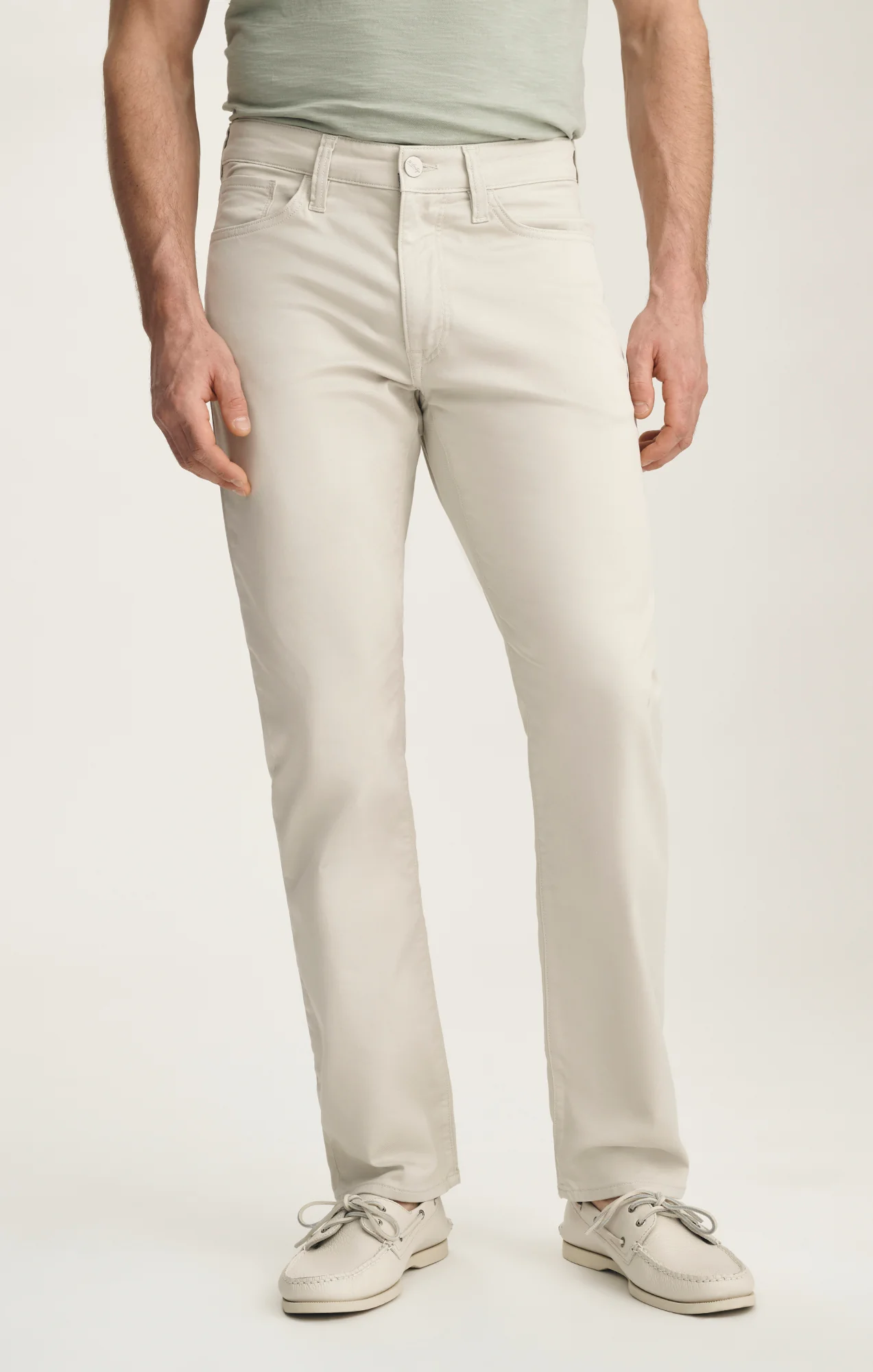 Courage Straight Leg Pants In Bone Coolmax - Image 2