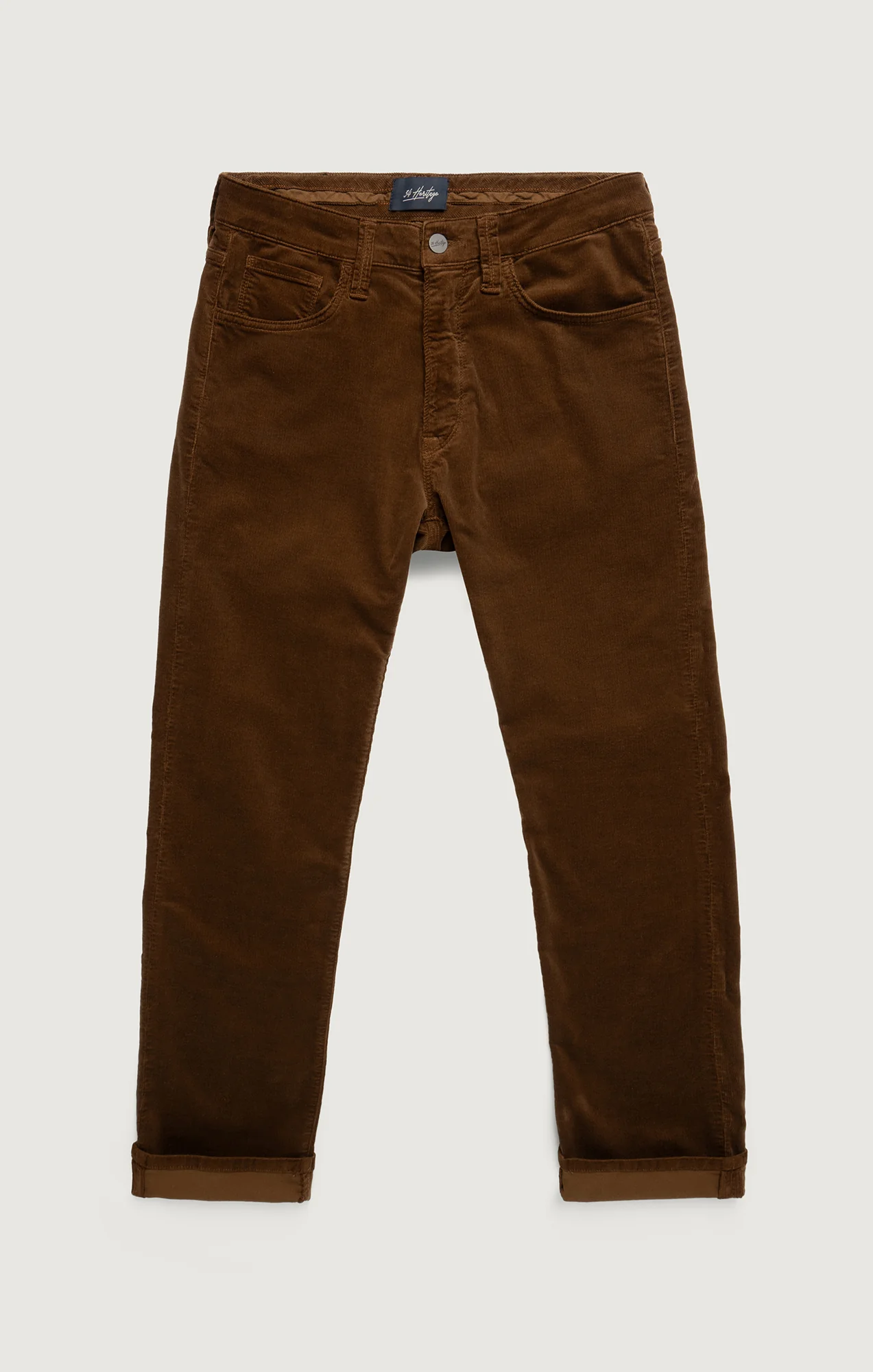 Courage Straight Leg Pants in Bourbon Cord - Image 6