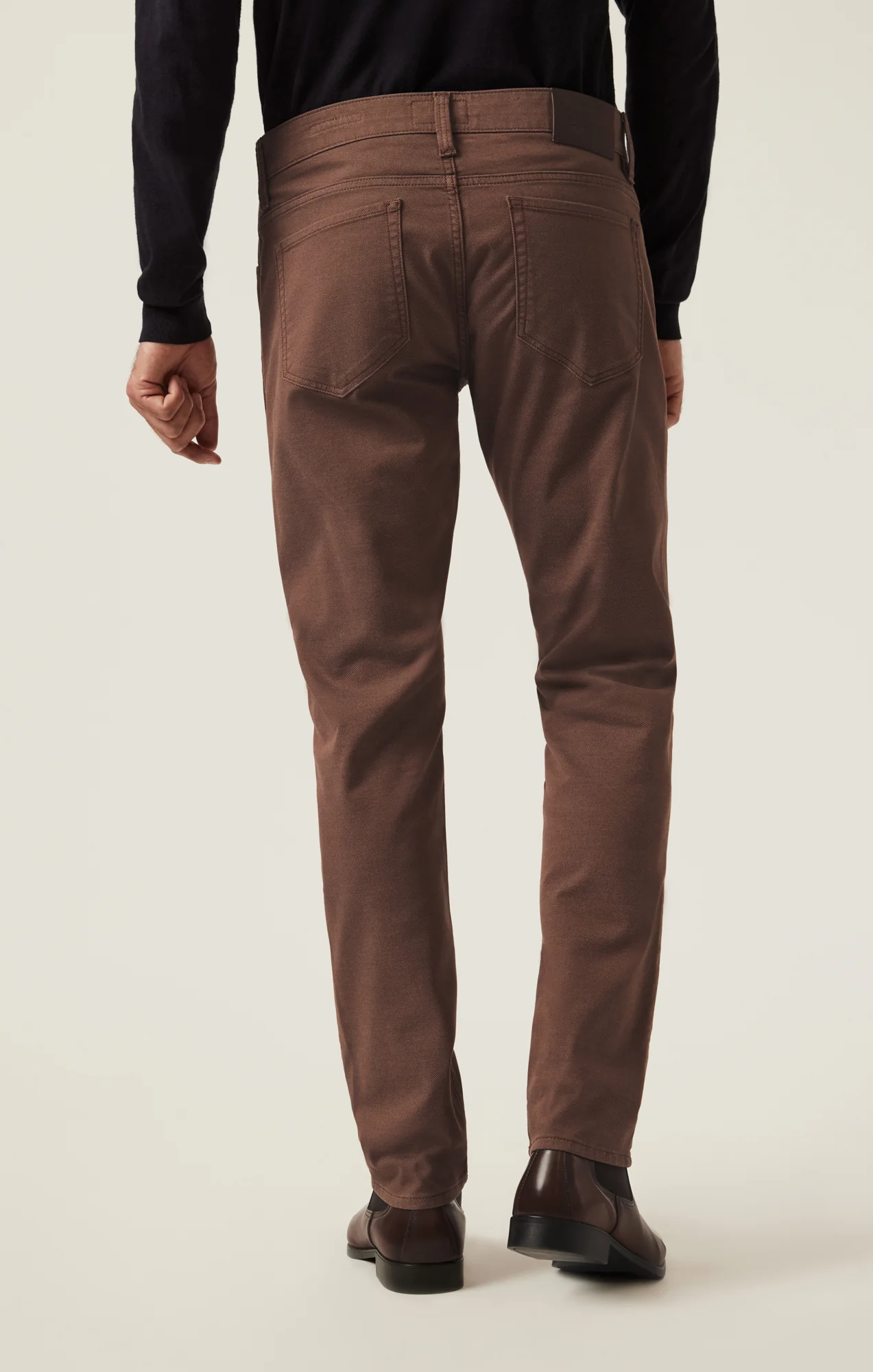 Courage Straight Leg Pants in Brown Coolmax - Image 4
