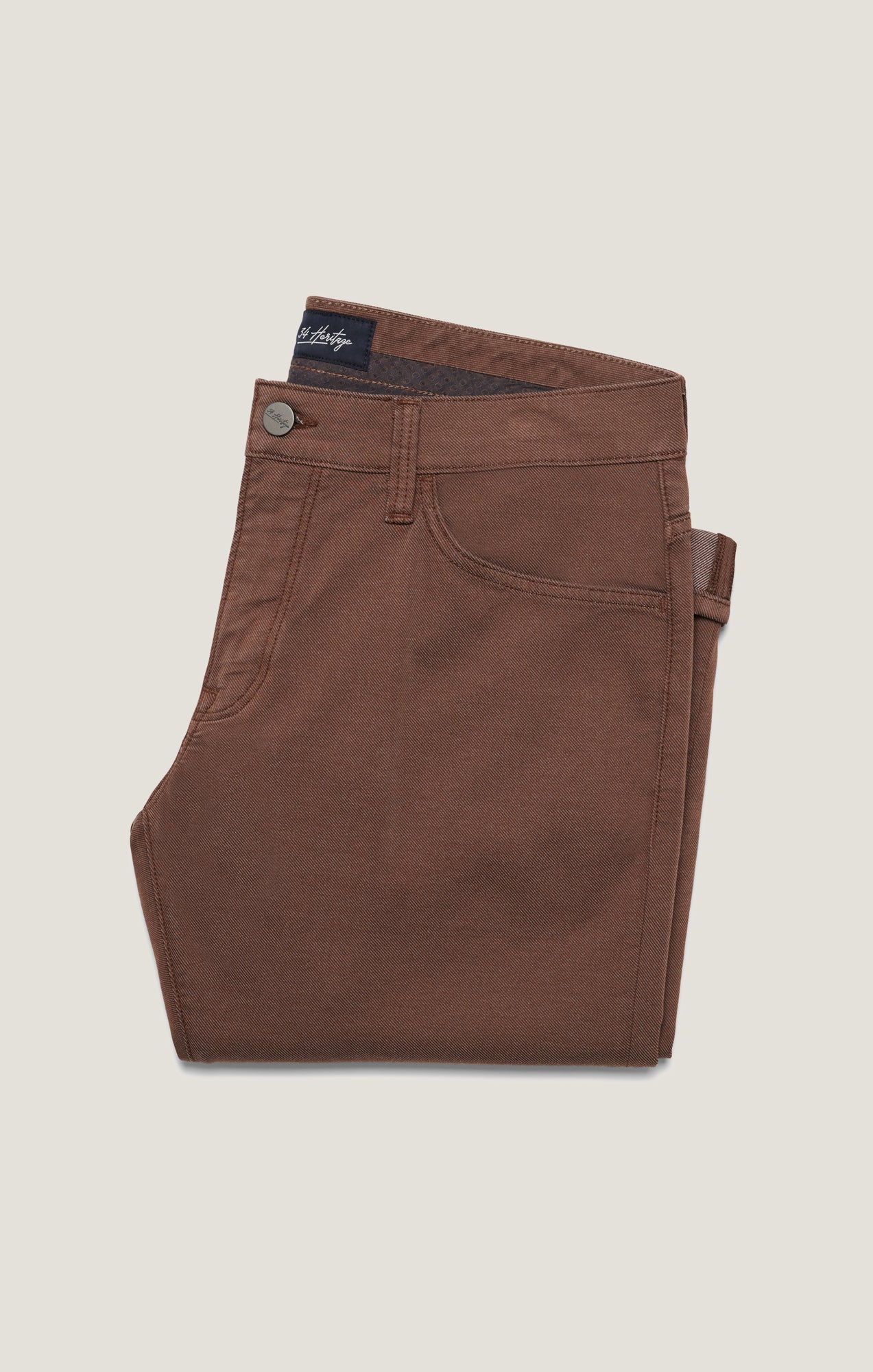 Courage Straight Leg Pants in Brown Coolmax - Image 9