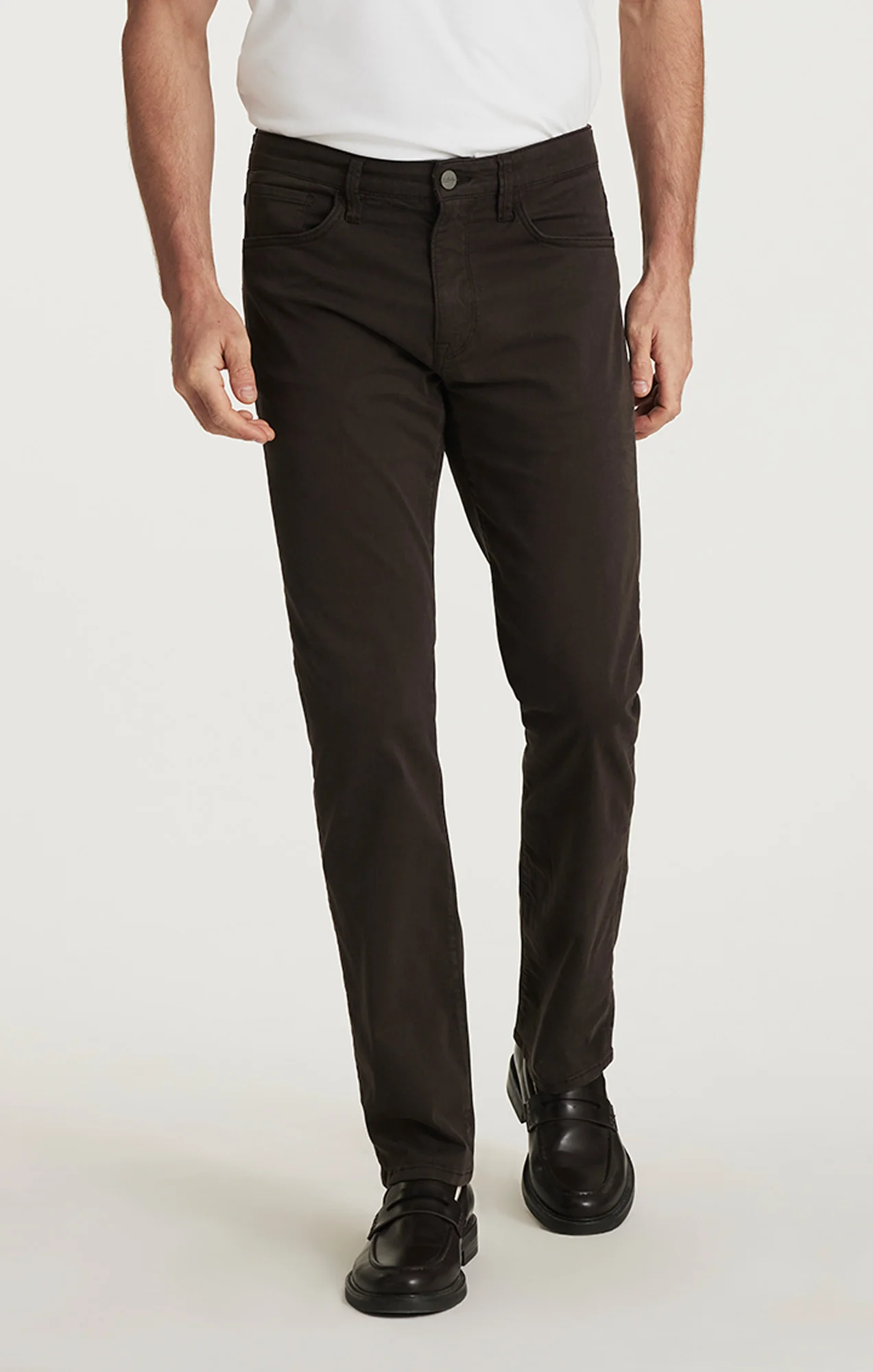 Courage Straight Leg Pants in Brunette Twill - Image 2