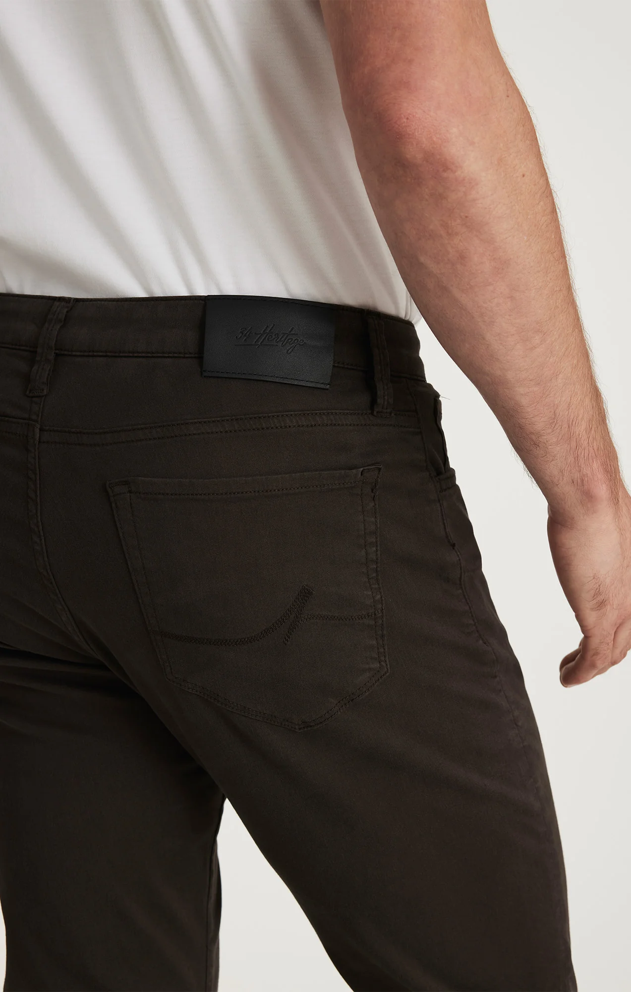 Courage Straight Leg Pants in Brunette Twill - Image 5