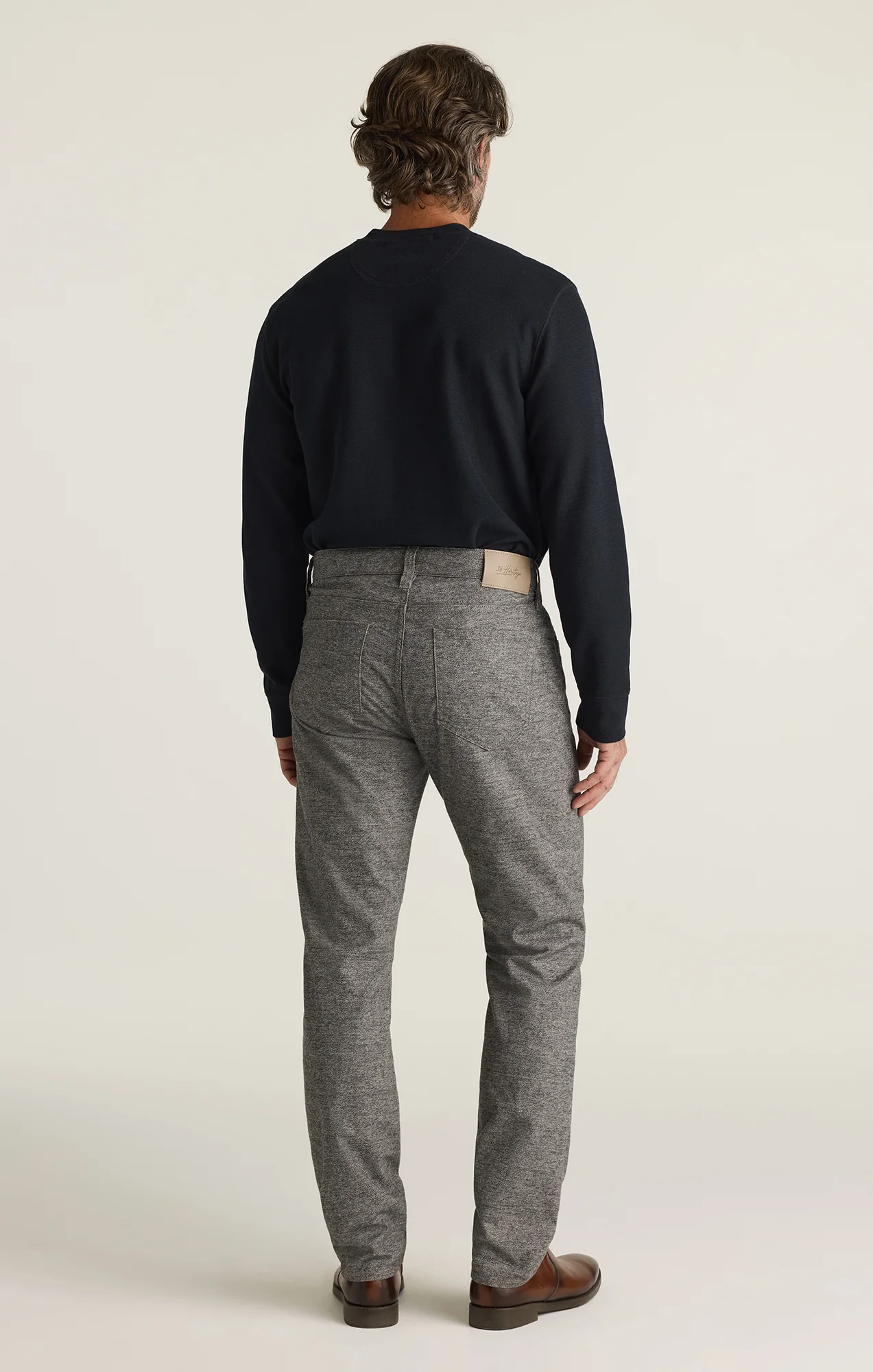 Courage Straight Leg Pants in Cloud Weave - Image 3