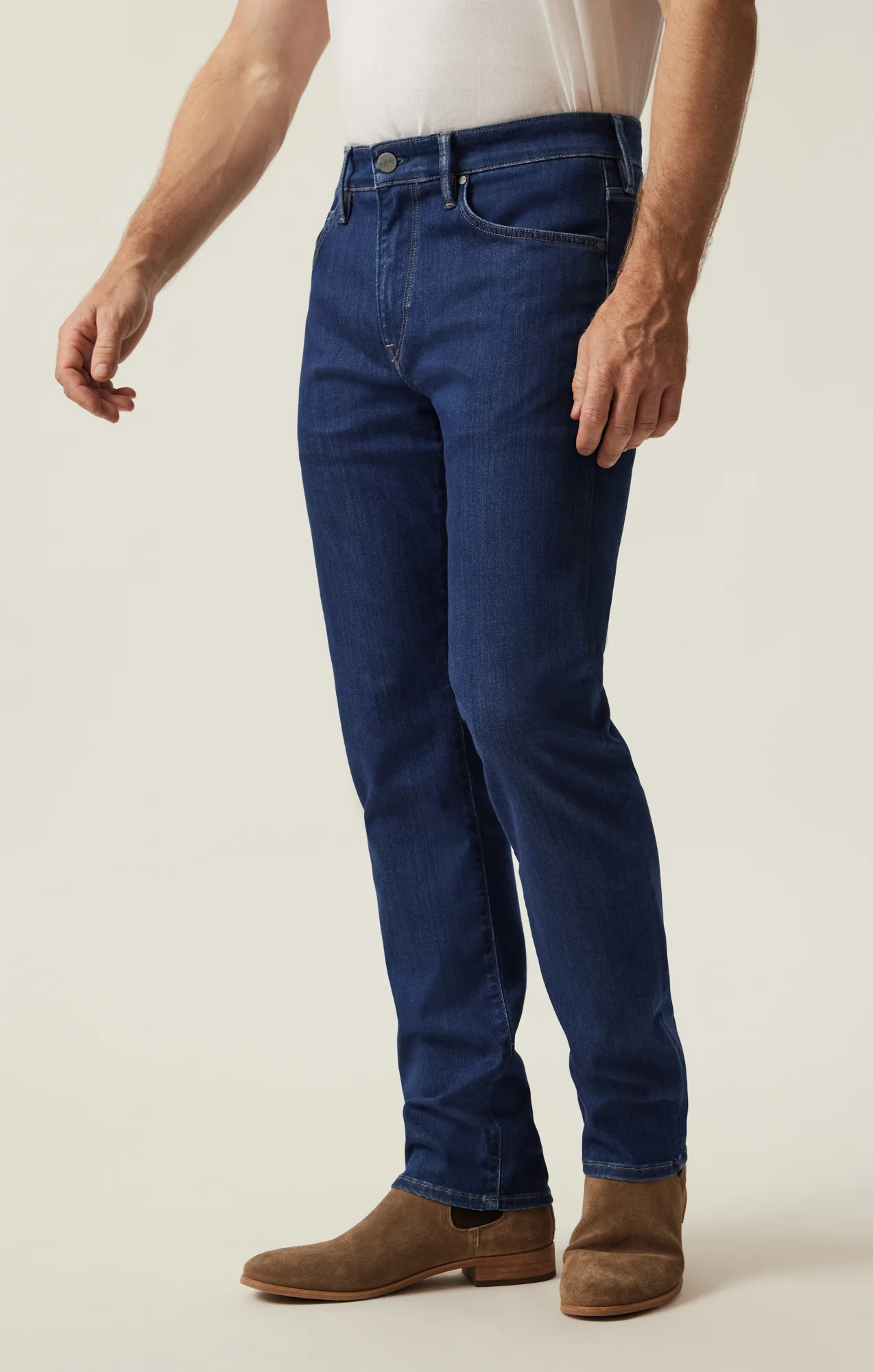 Courage Straight Leg Pants in Dark Blue Refined - Image 3