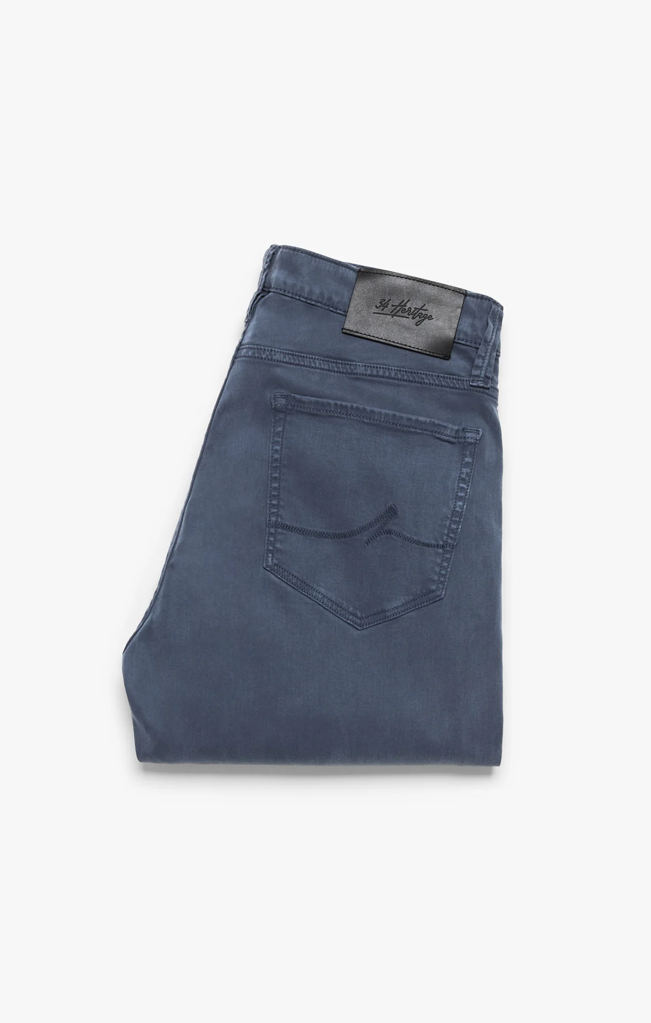 Courage Straight Leg Pants In Dark Denim Twill - Image 8