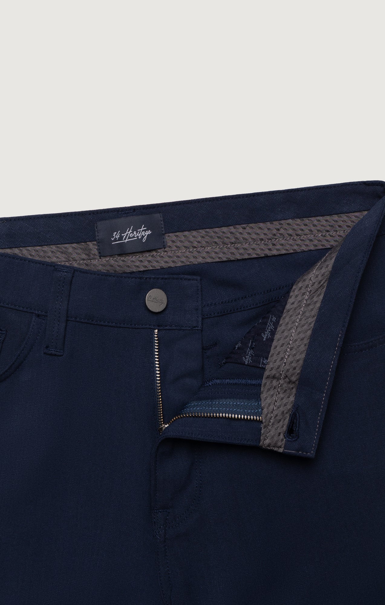 Courage Straight Leg Pants In Deep Ocean Cross Twill - Image 8