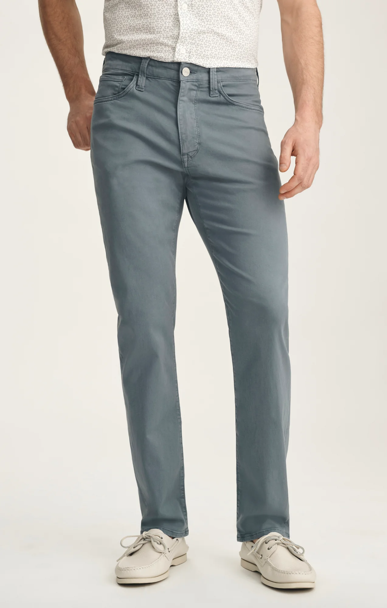 Courage Straight Leg Pants In Flint Stone Twill - Image 2