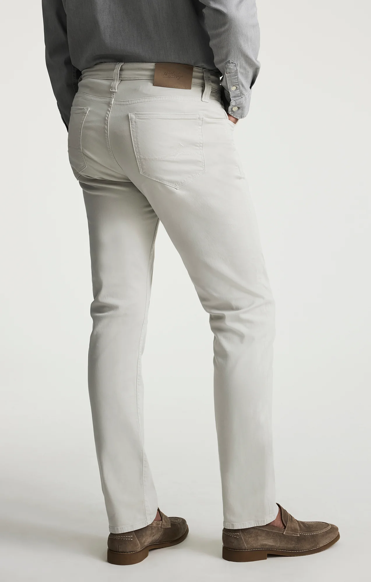 Courage Straight Leg Pants In Glacier Twill - Image 4
