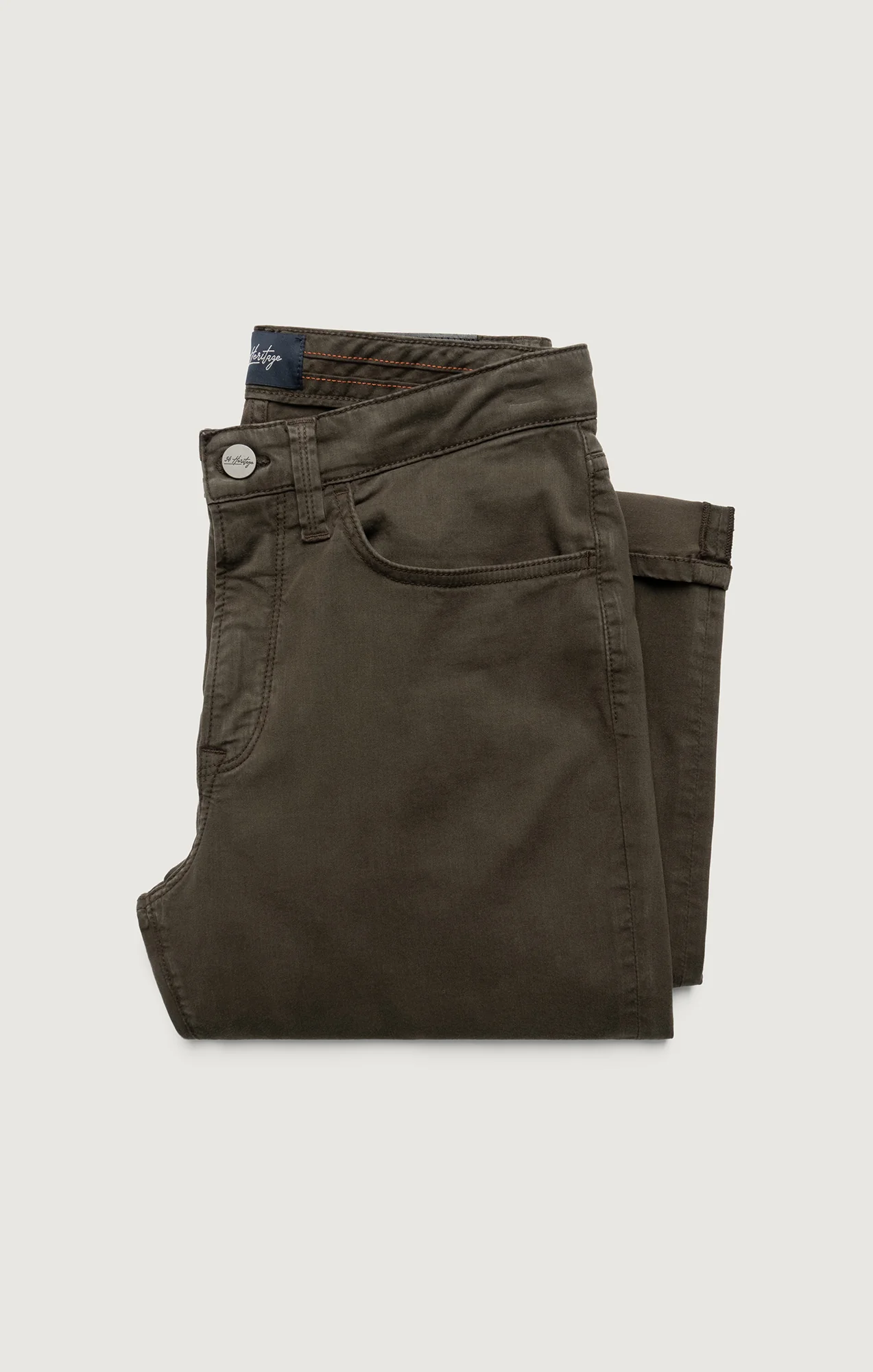 Courage Straight Leg Pants in Green Cactus Twill - Image 7