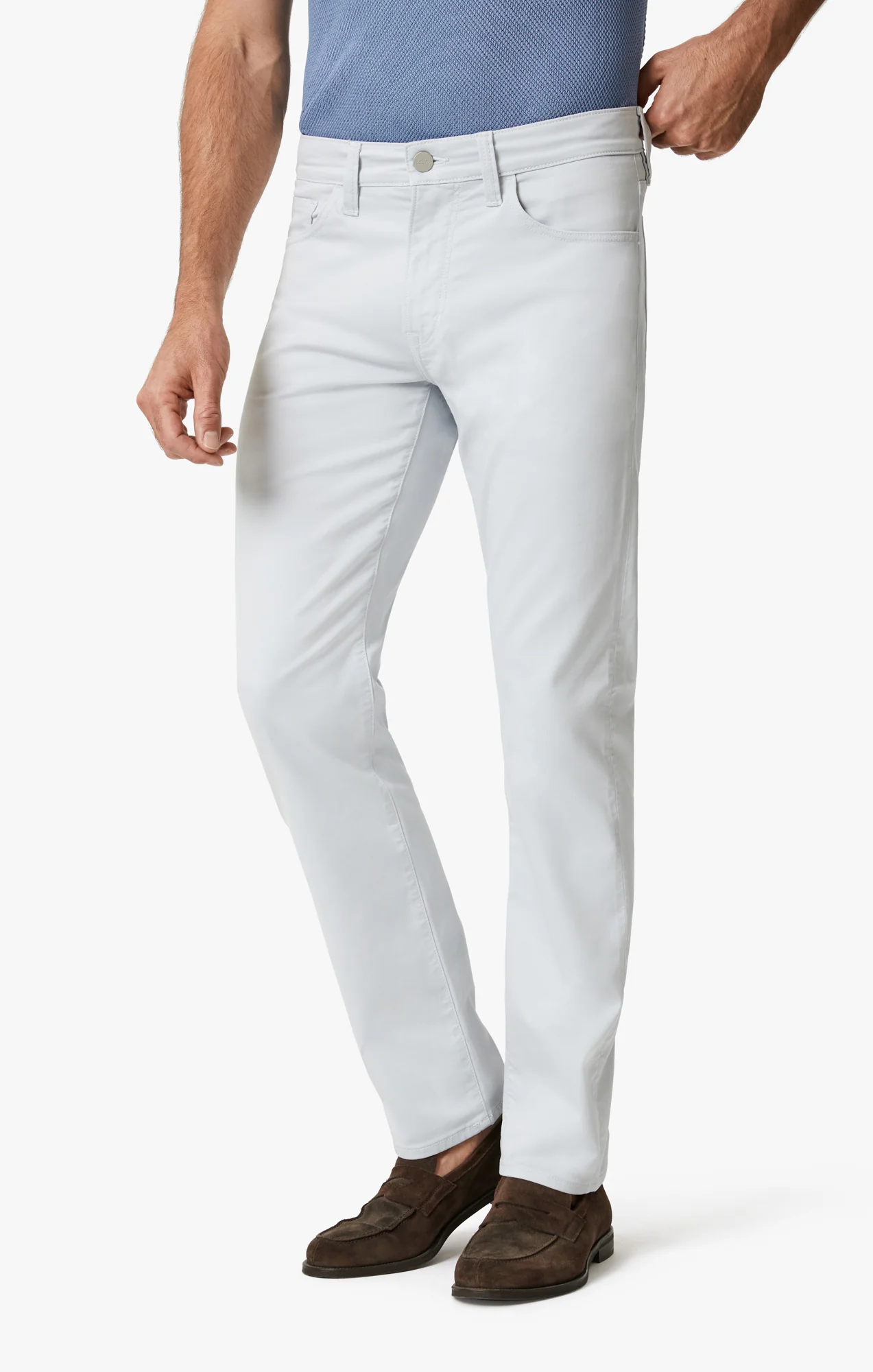 Courage Straight Leg Pants In Grey Dawn Coolmax - Image 3