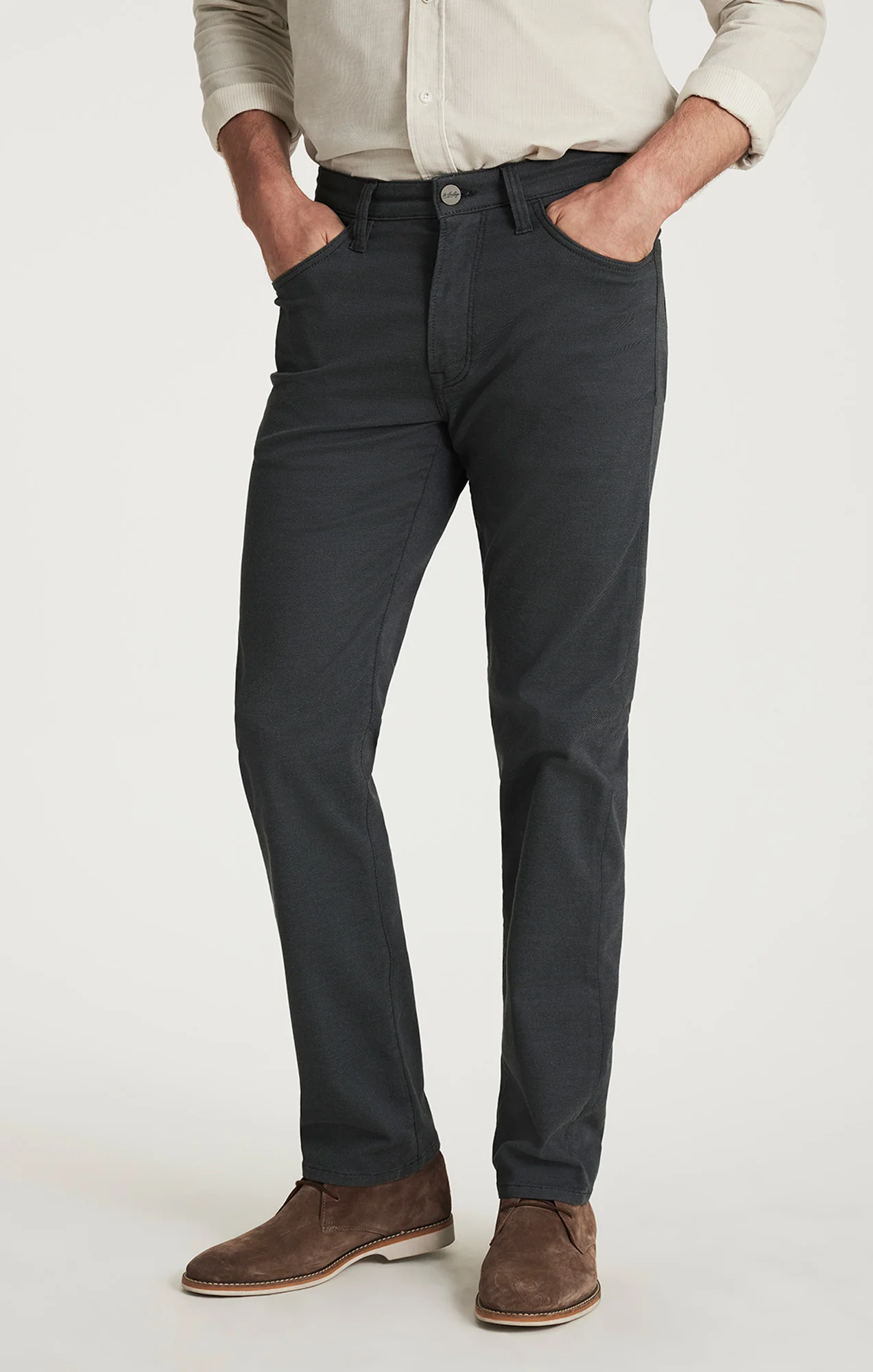 Courage Straight Leg Pants in Iron Coolmax