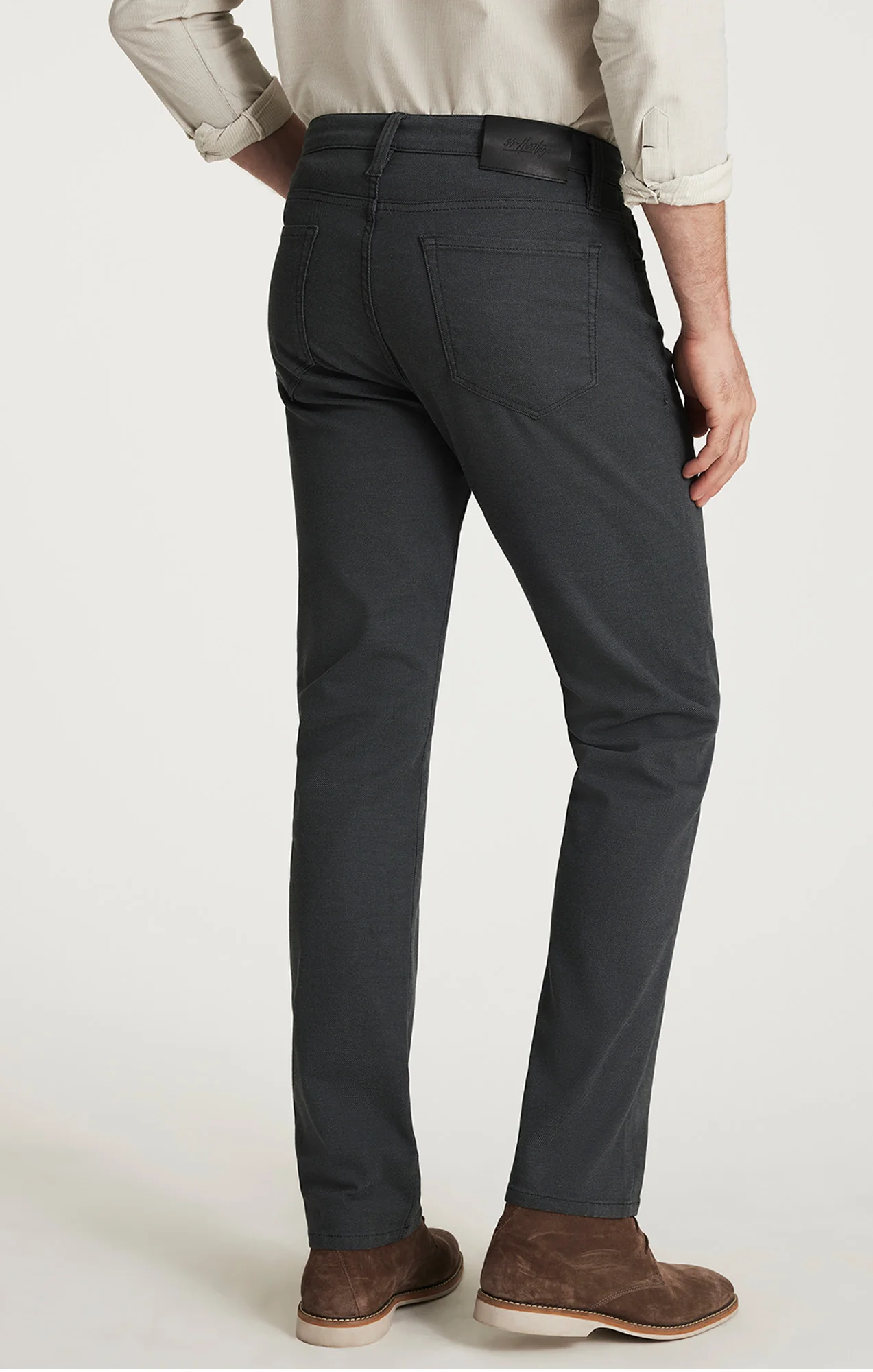 Courage Straight Leg Pants in Iron Coolmax - Image 2