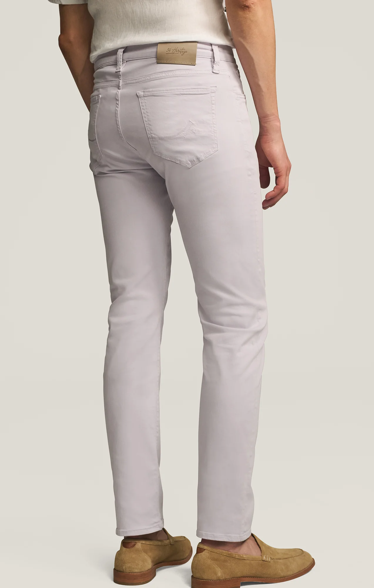 Courage Straight Leg Pants in Lilac Twill - Image 4