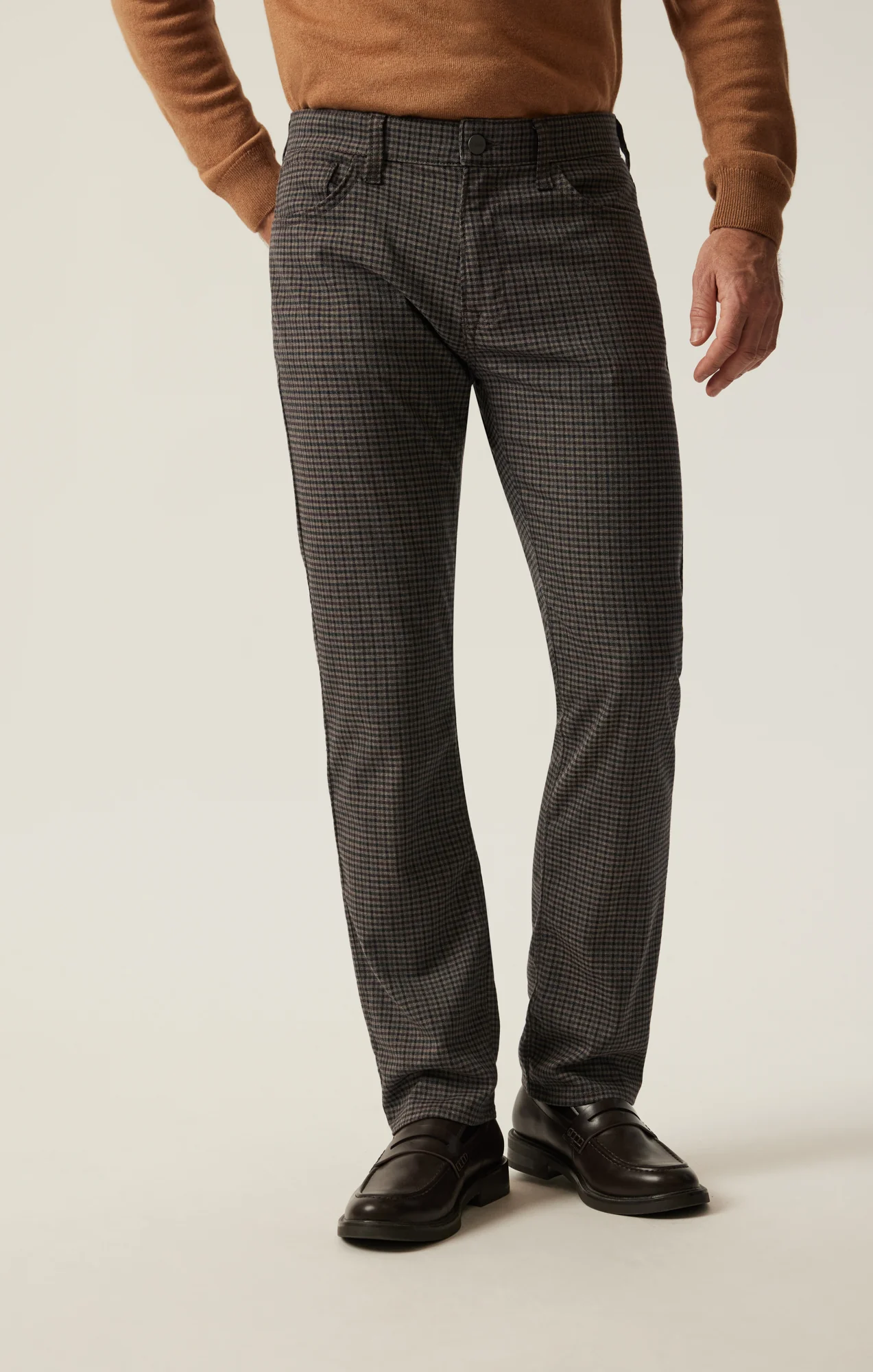Courage Straight Leg Pants in Multi Elite Check - Image 2