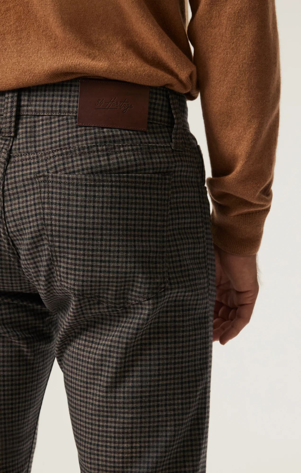Courage Straight Leg Pants in Multi Elite Check - Image 5