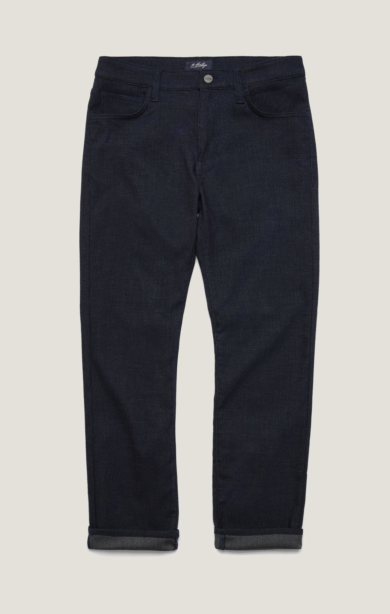 Courage Straight Leg Pants in Navy Fancy - Image 8
