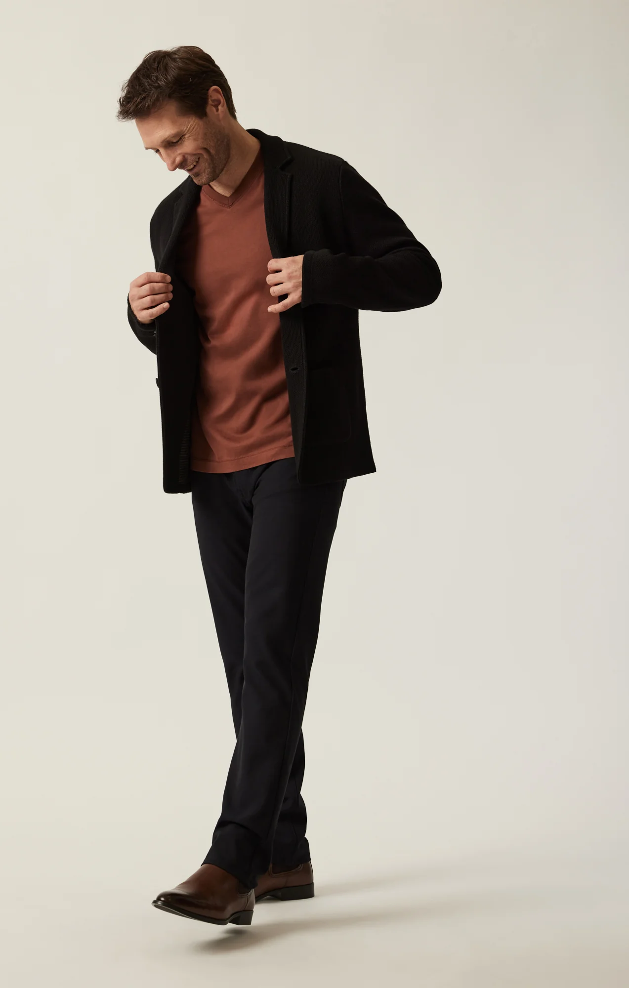 Courage Straight Leg Pants in Navy Supreme - Image 6