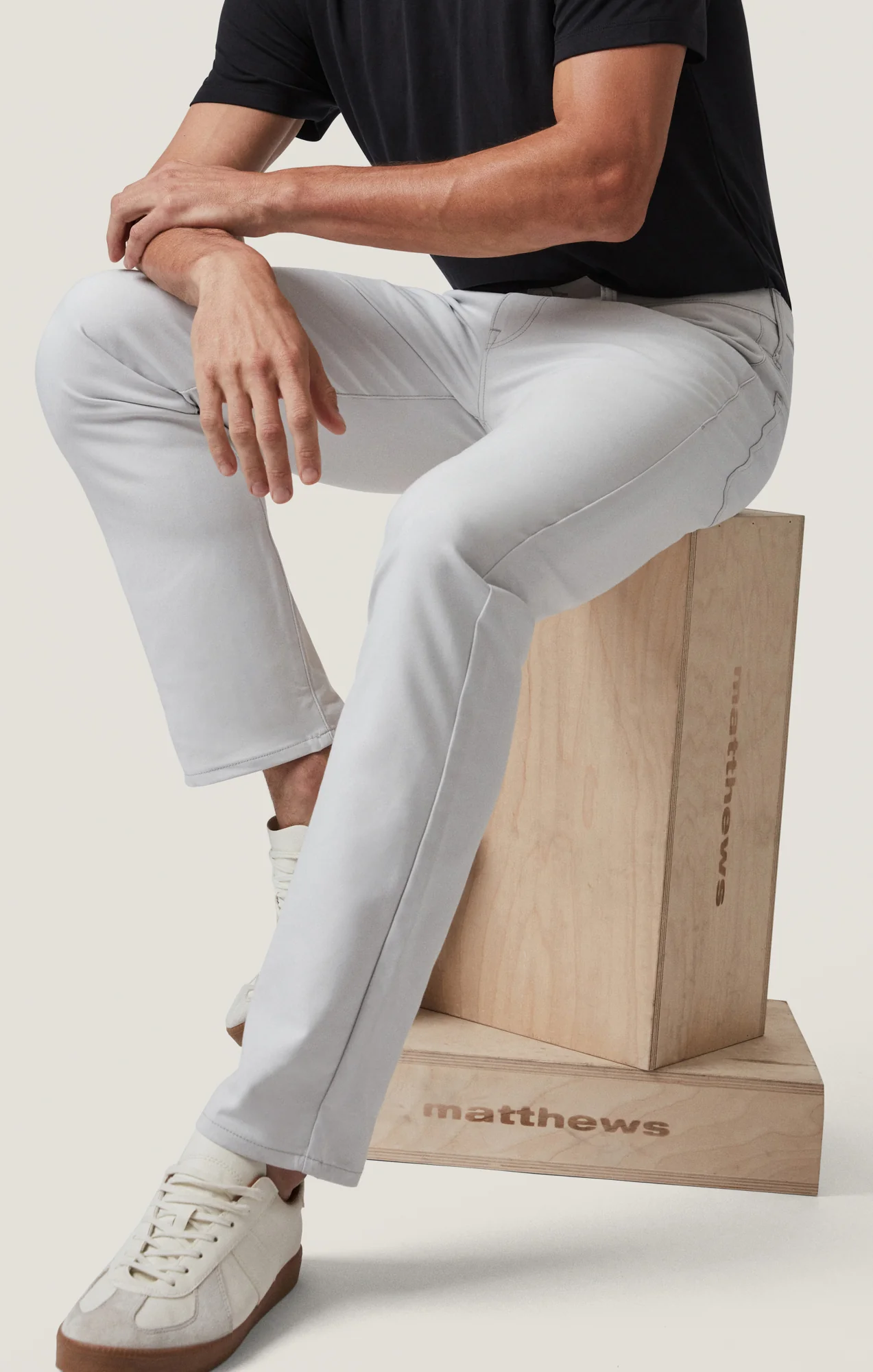 Courage Straight Leg Pants in Pearl Commuter - Image 7