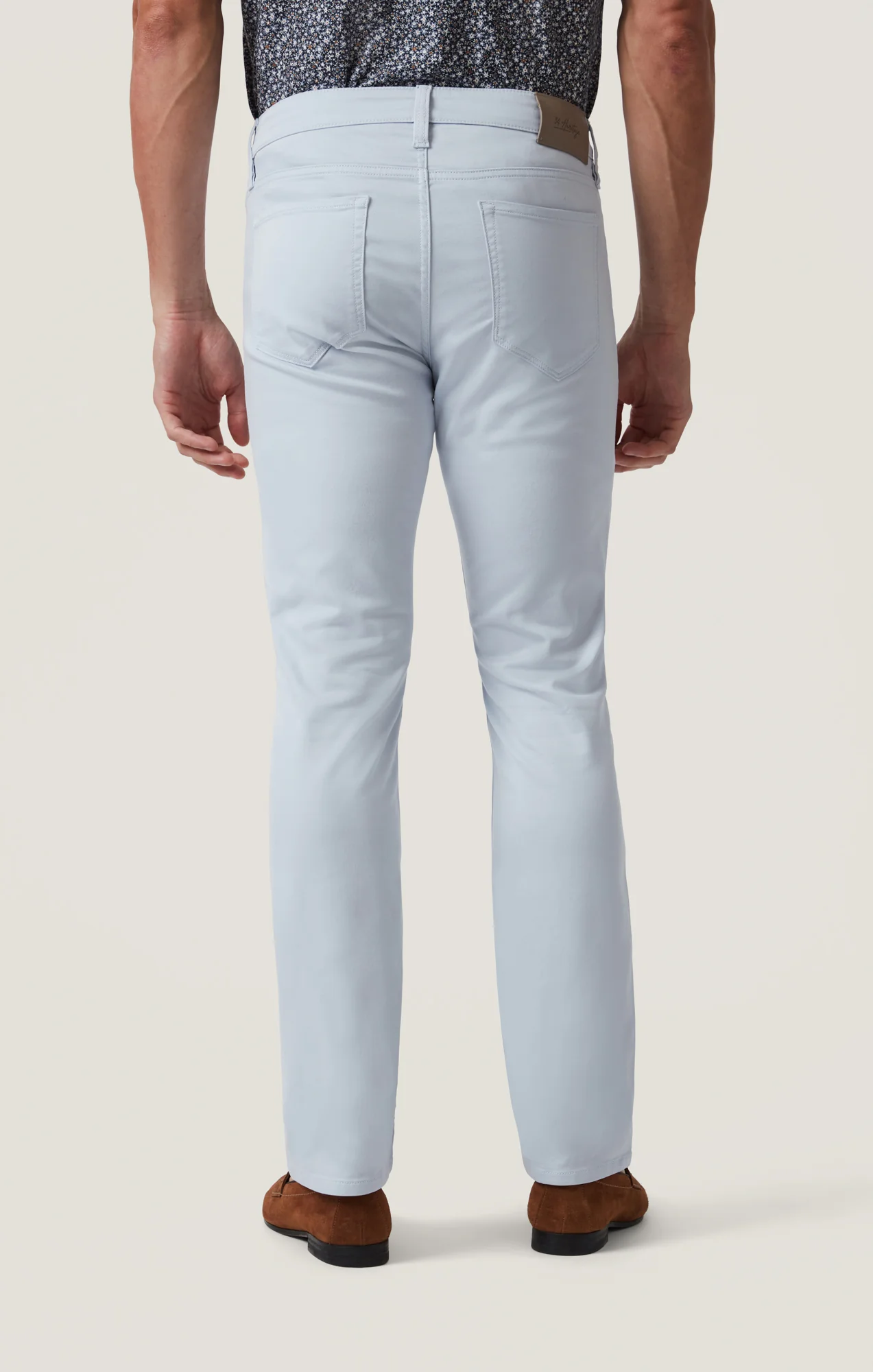 Courage Straight Leg Pants in Sky Blue Coolmax - Image 4