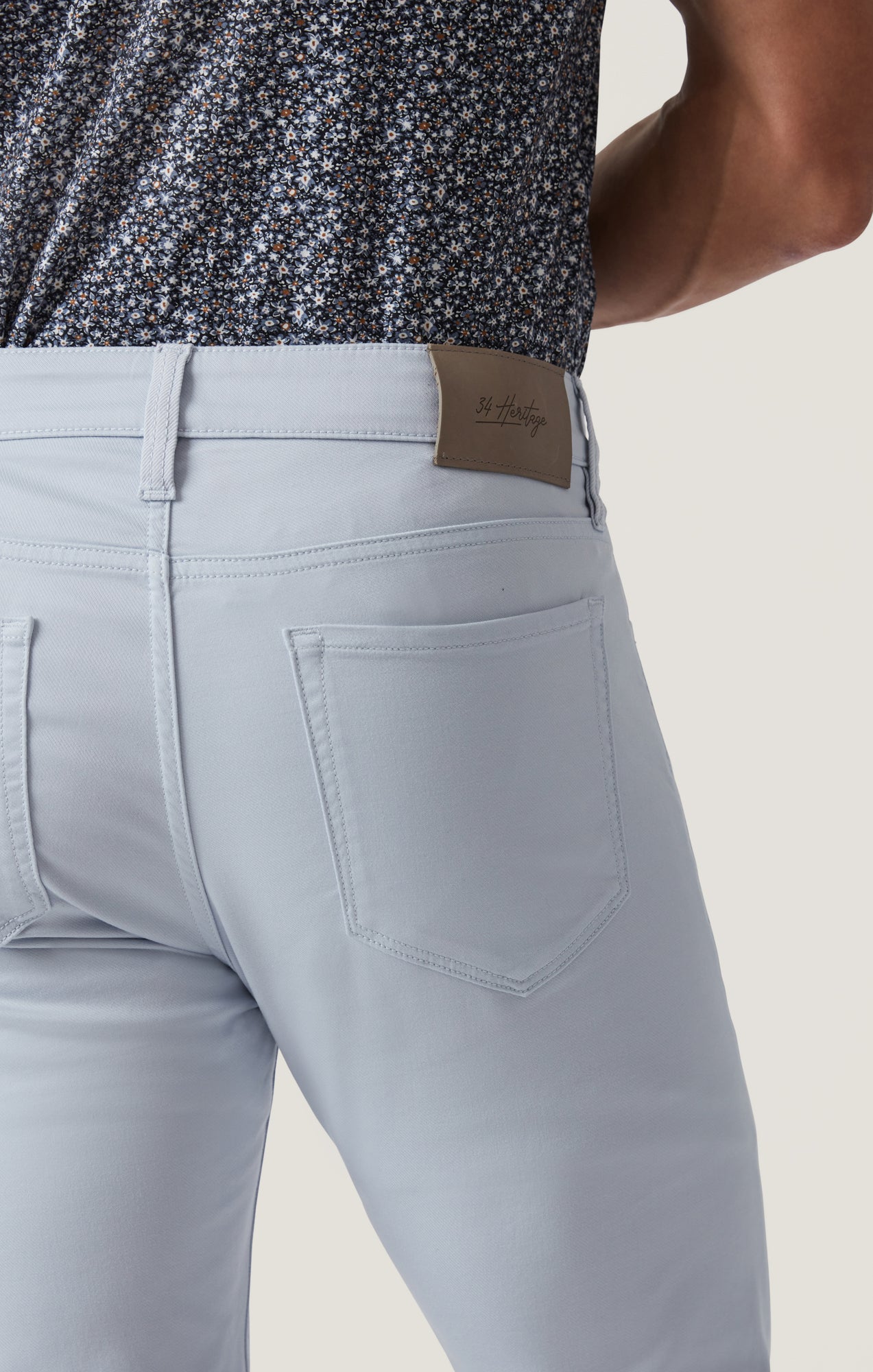 Courage Straight Leg Pants in Sky Blue Coolmax - Image 5