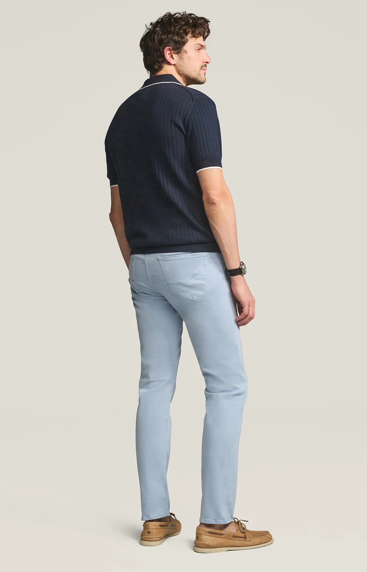 Courage Straight Leg Pants in Sky Twill - Image 3