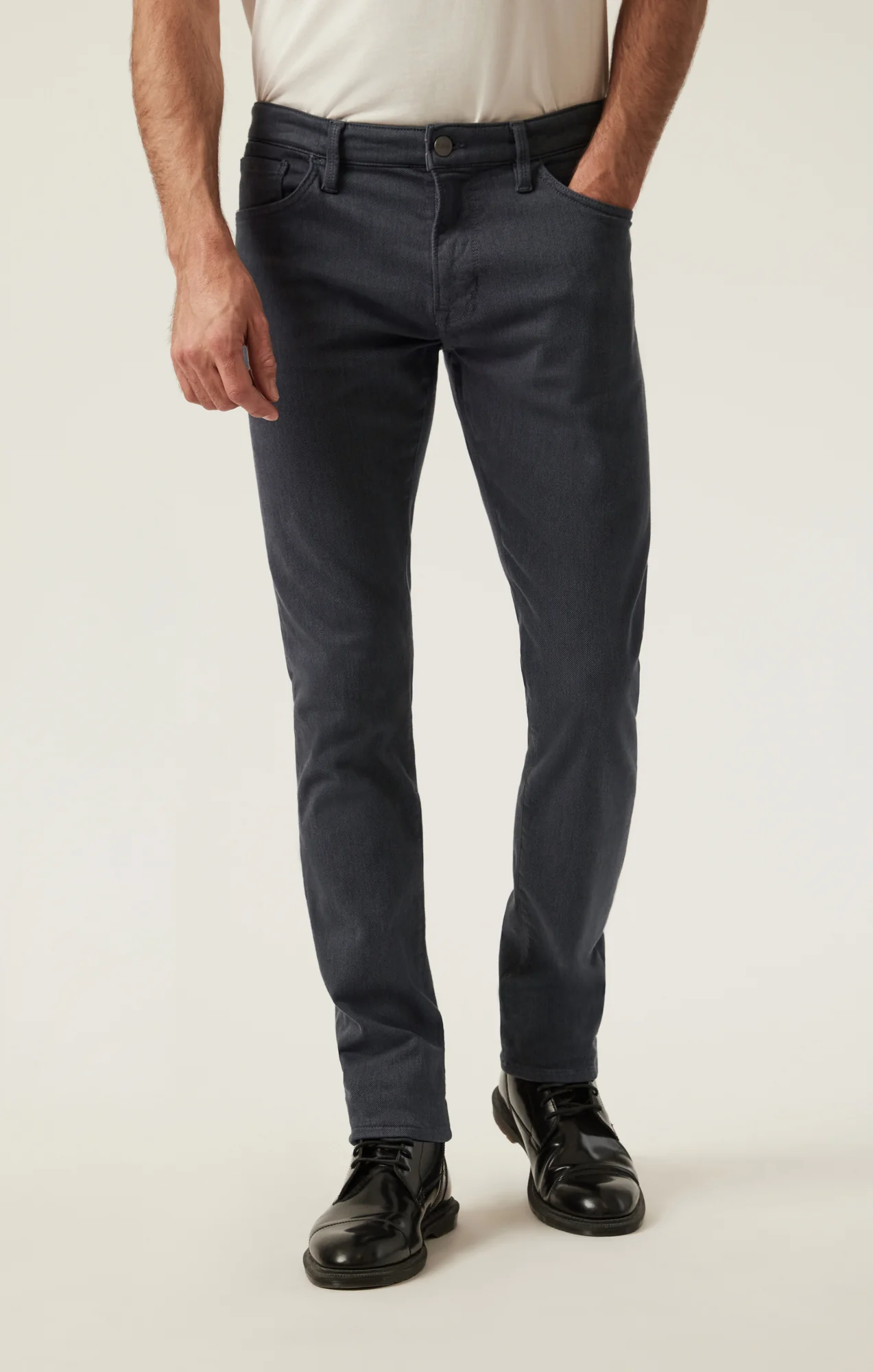 Courage Straight Leg Pants in Slate Diagonal - Image 4