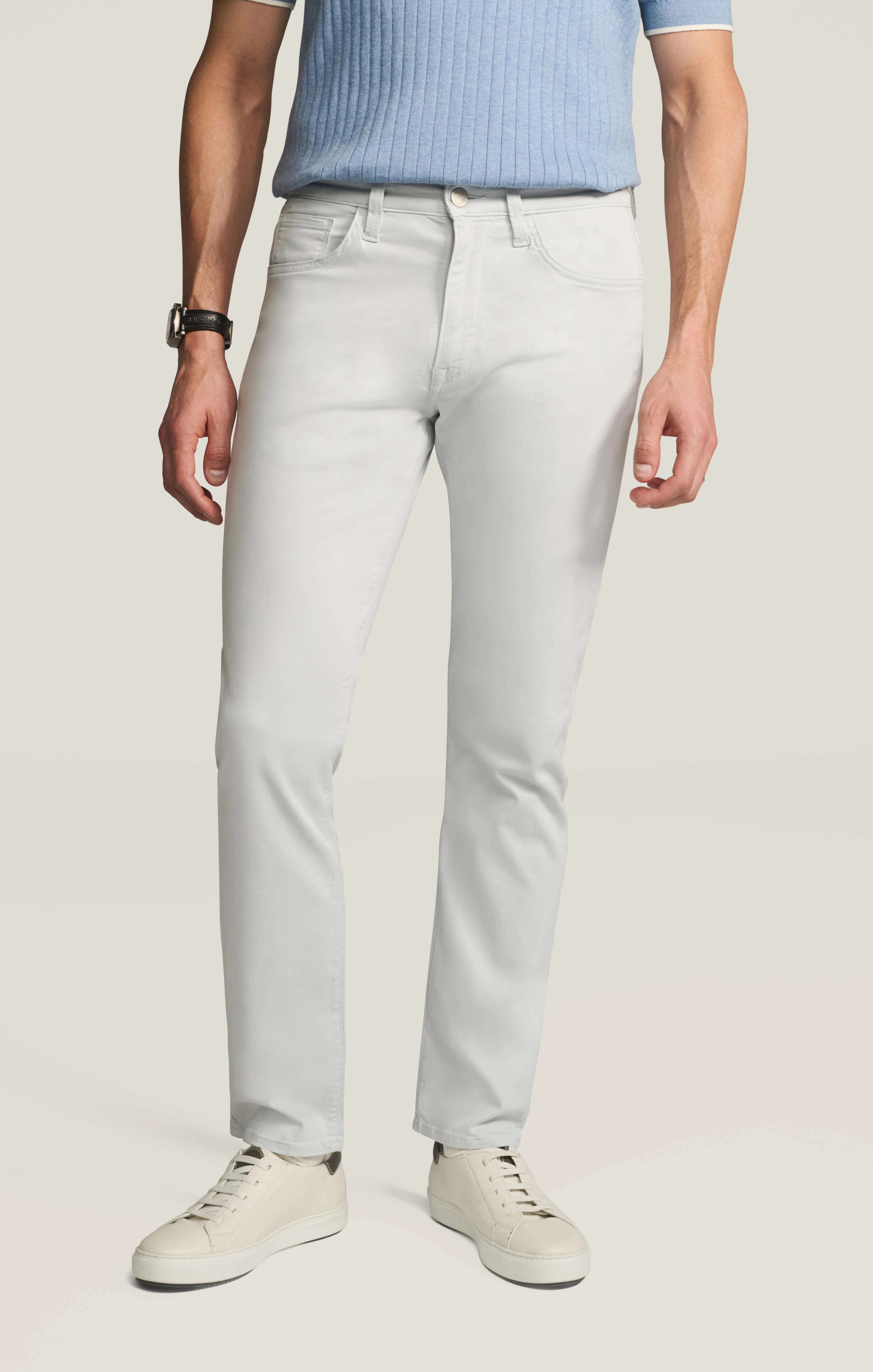 Courage Straight Leg Pants in Stone Twill - Image 2