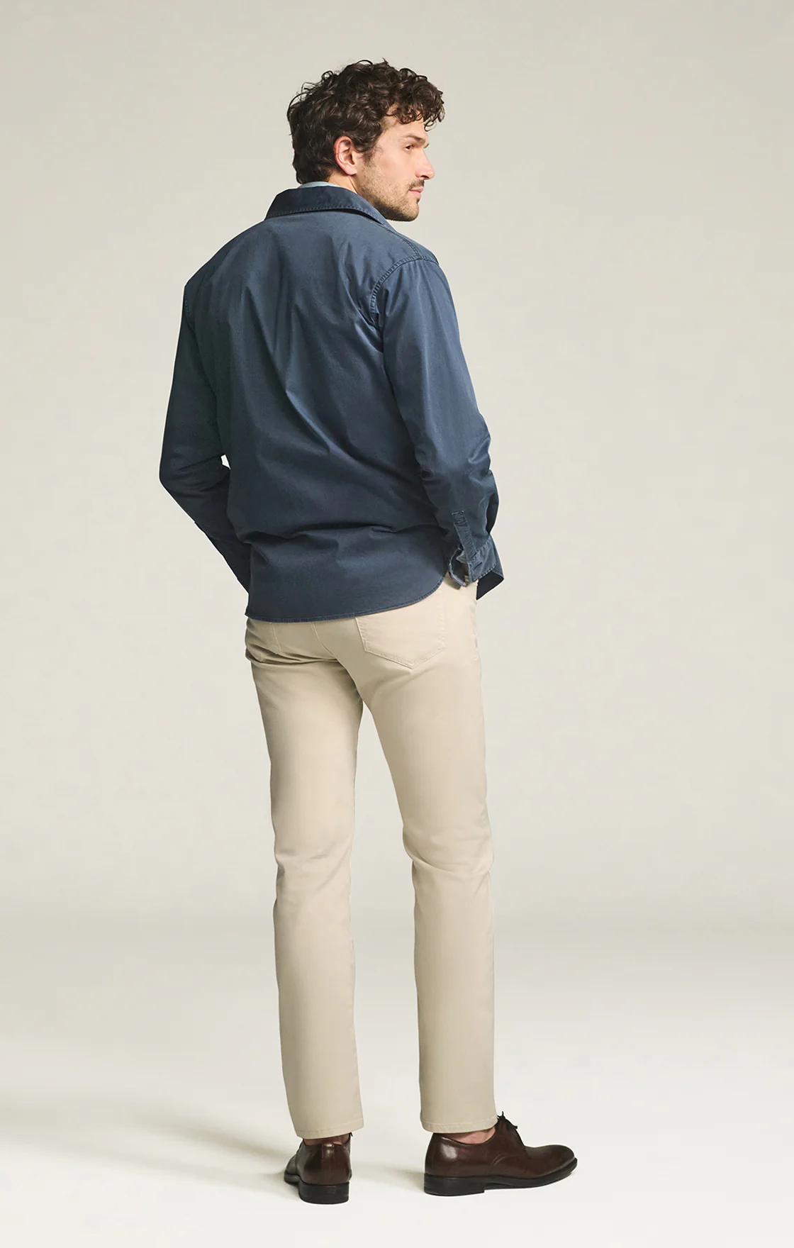 Courage Straight Leg Pants in Tan Coolmax - Image 4