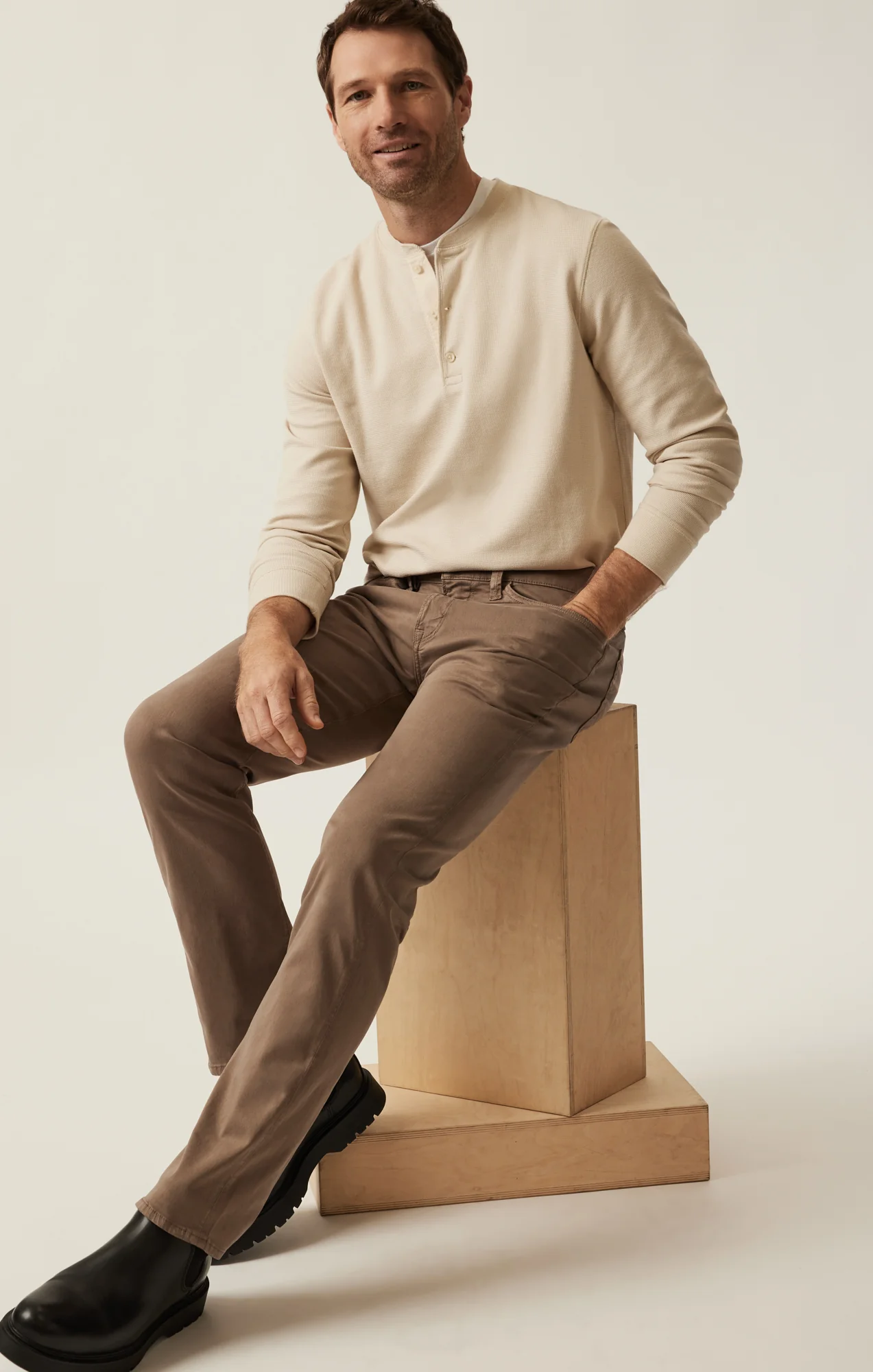 Courage Straight Leg Pants in Timber Twill - Image 7