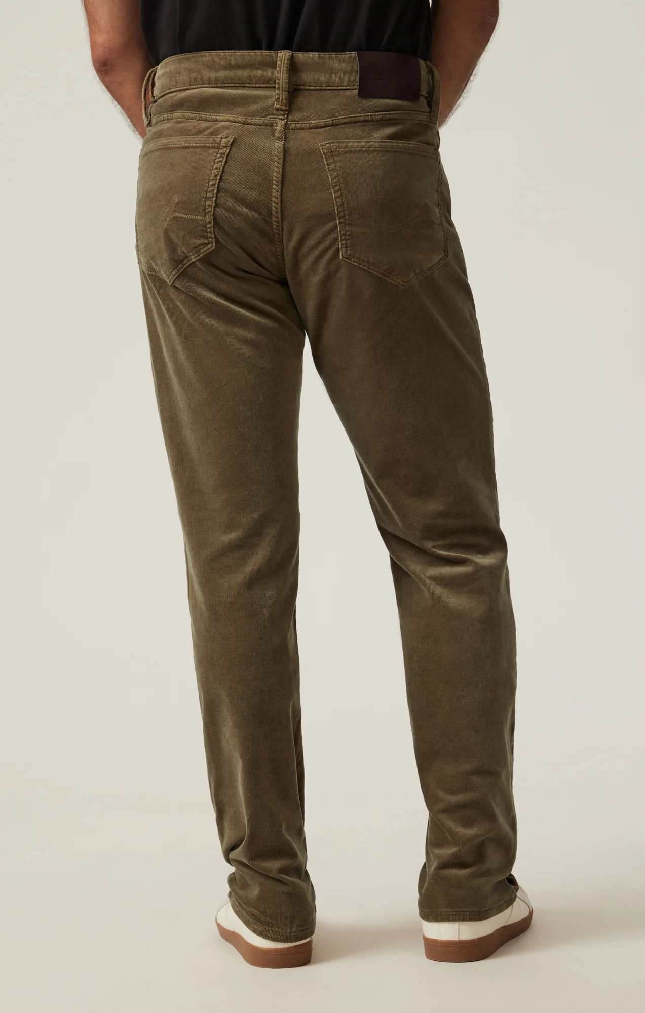 Courage Straight Leg Pants in Tobacco Cord - Image 4