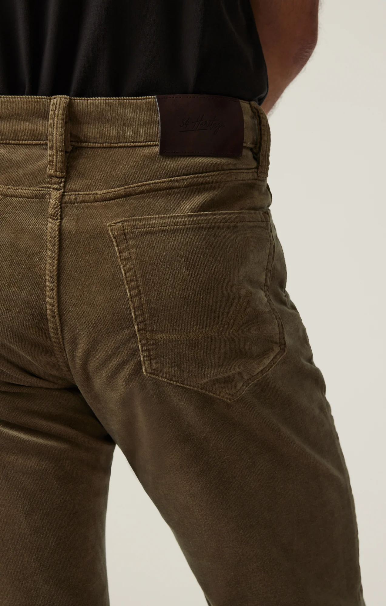 Courage Straight Leg Pants in Tobacco Cord - Image 8