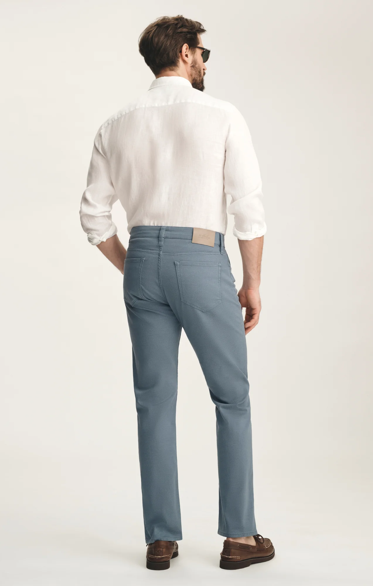 Courage Straight Leg Pants In Vintage Indigo Coolmax - Image 3