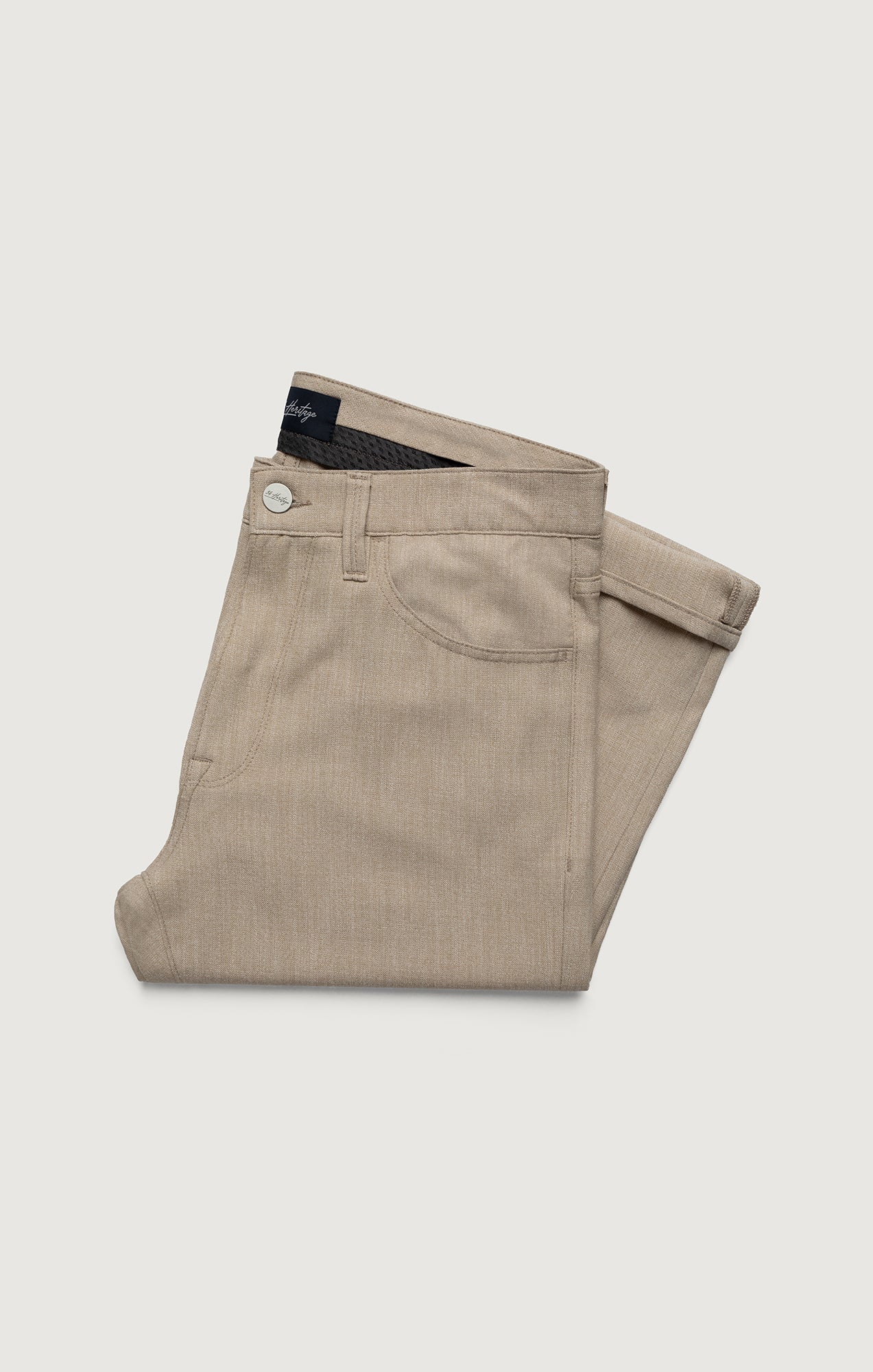 Courage Straight Leg Pants In Wheat Cross Twill - Image 9