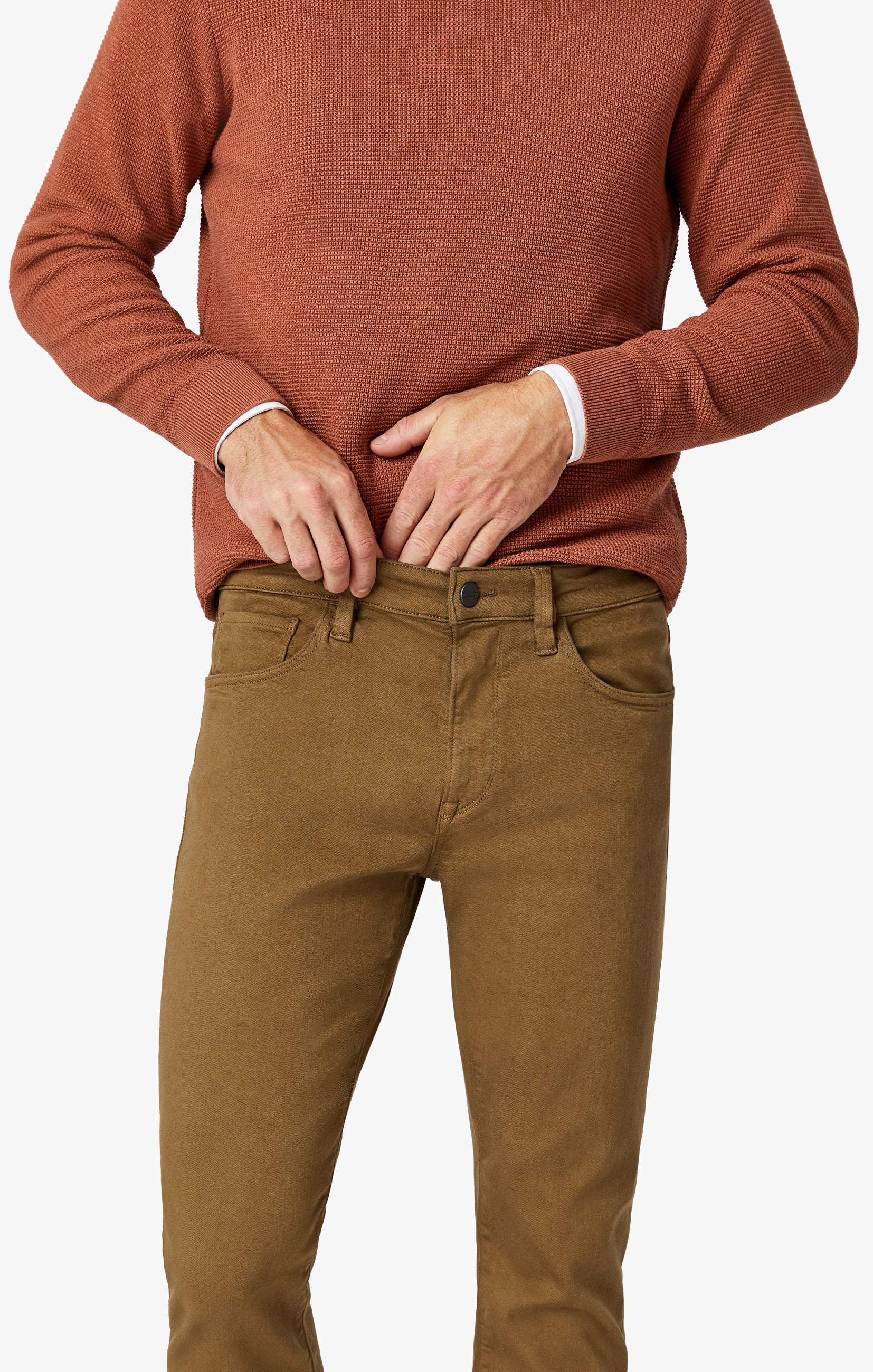 Courage Straight Leg Pants In Tobacco Comfort - Image 5