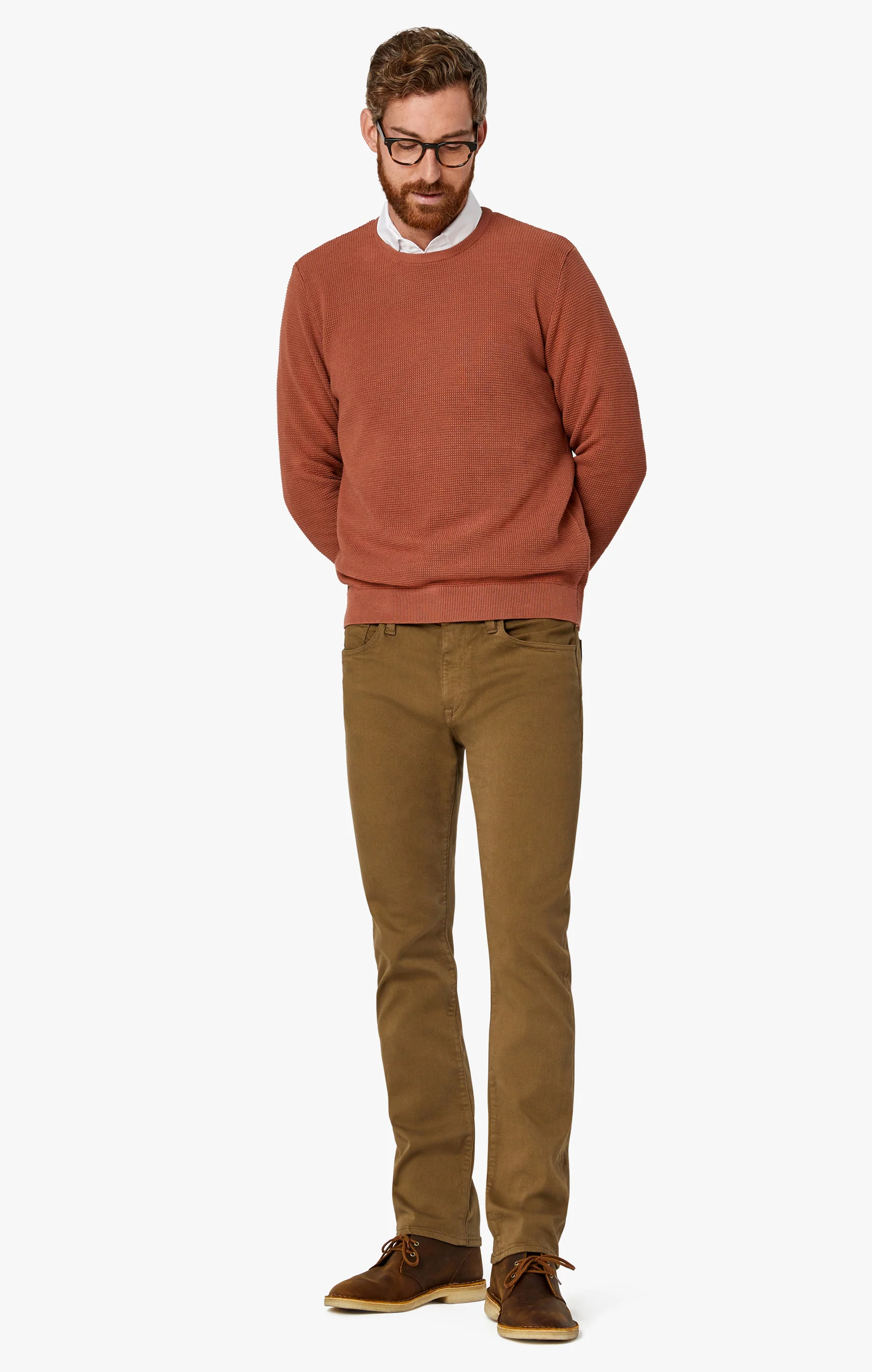 Courage Straight Leg Pants In Tobacco Comfort - Image 8