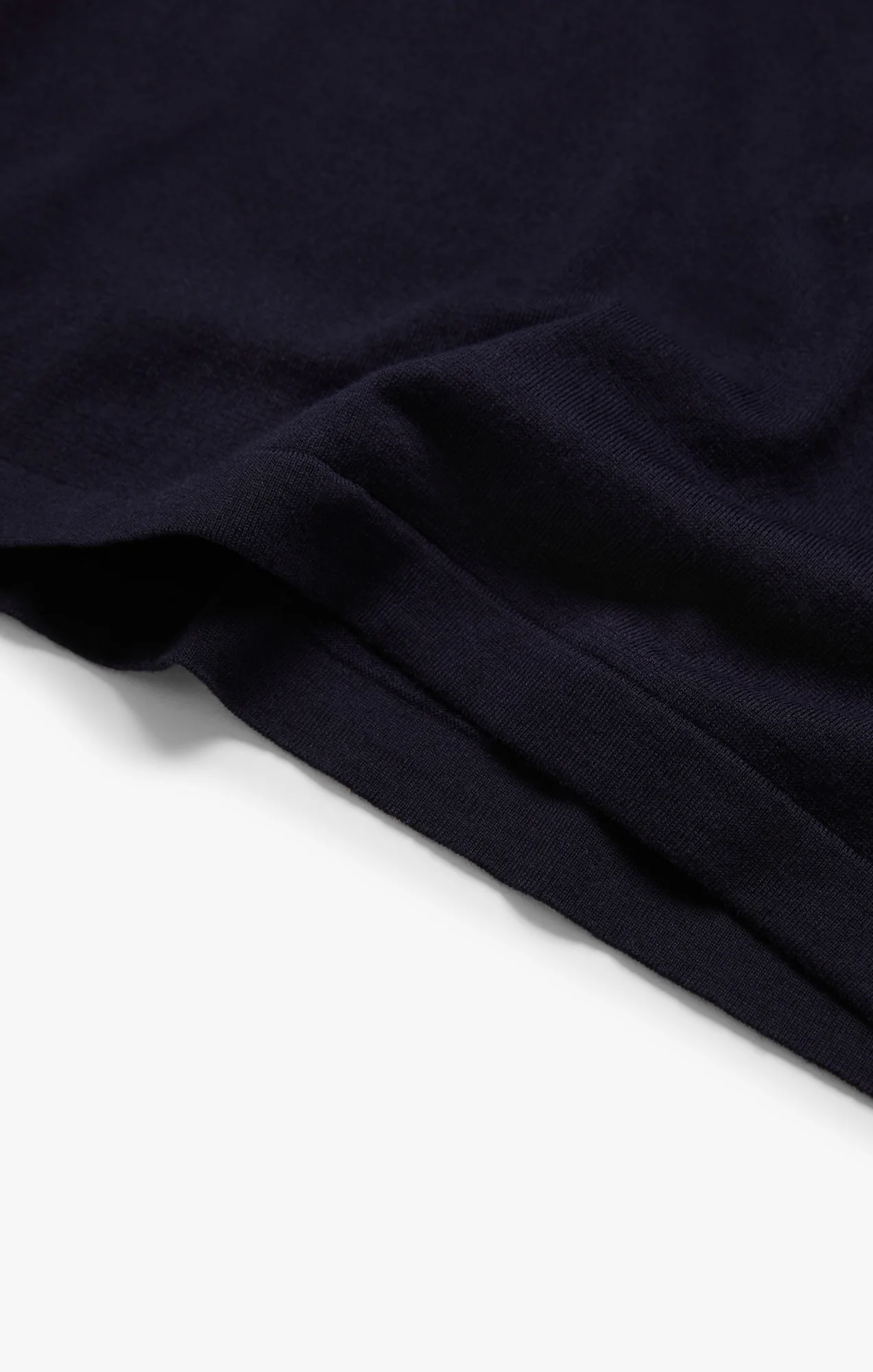 Crew Neck Sweater In Navy - Image 9