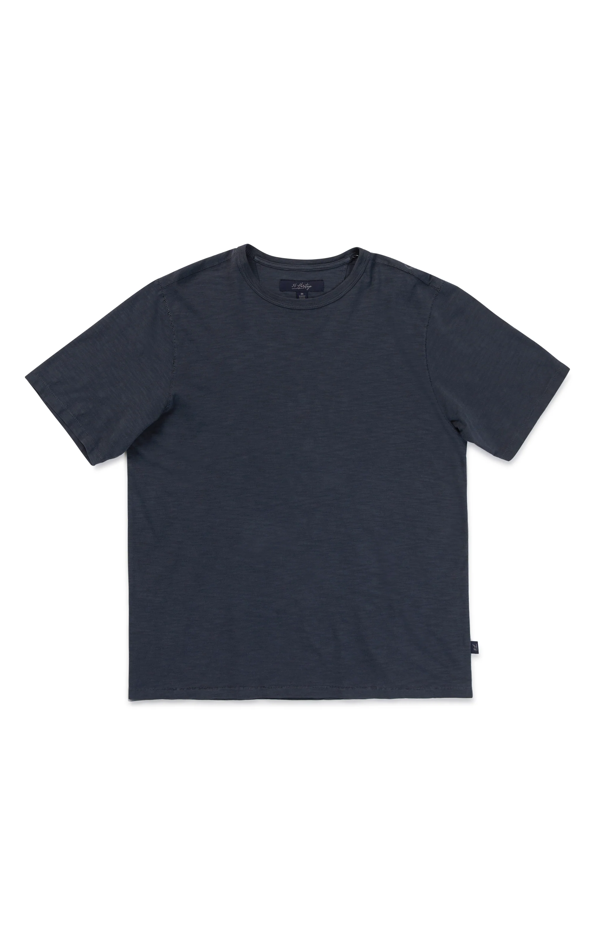 Deconstructed V-Neck T-Shirt in Dark Navy - Image 7
