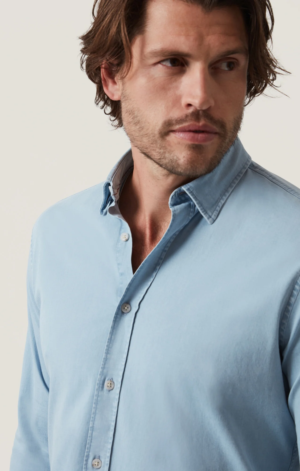 Denim Shirt in Bleach - Image 6