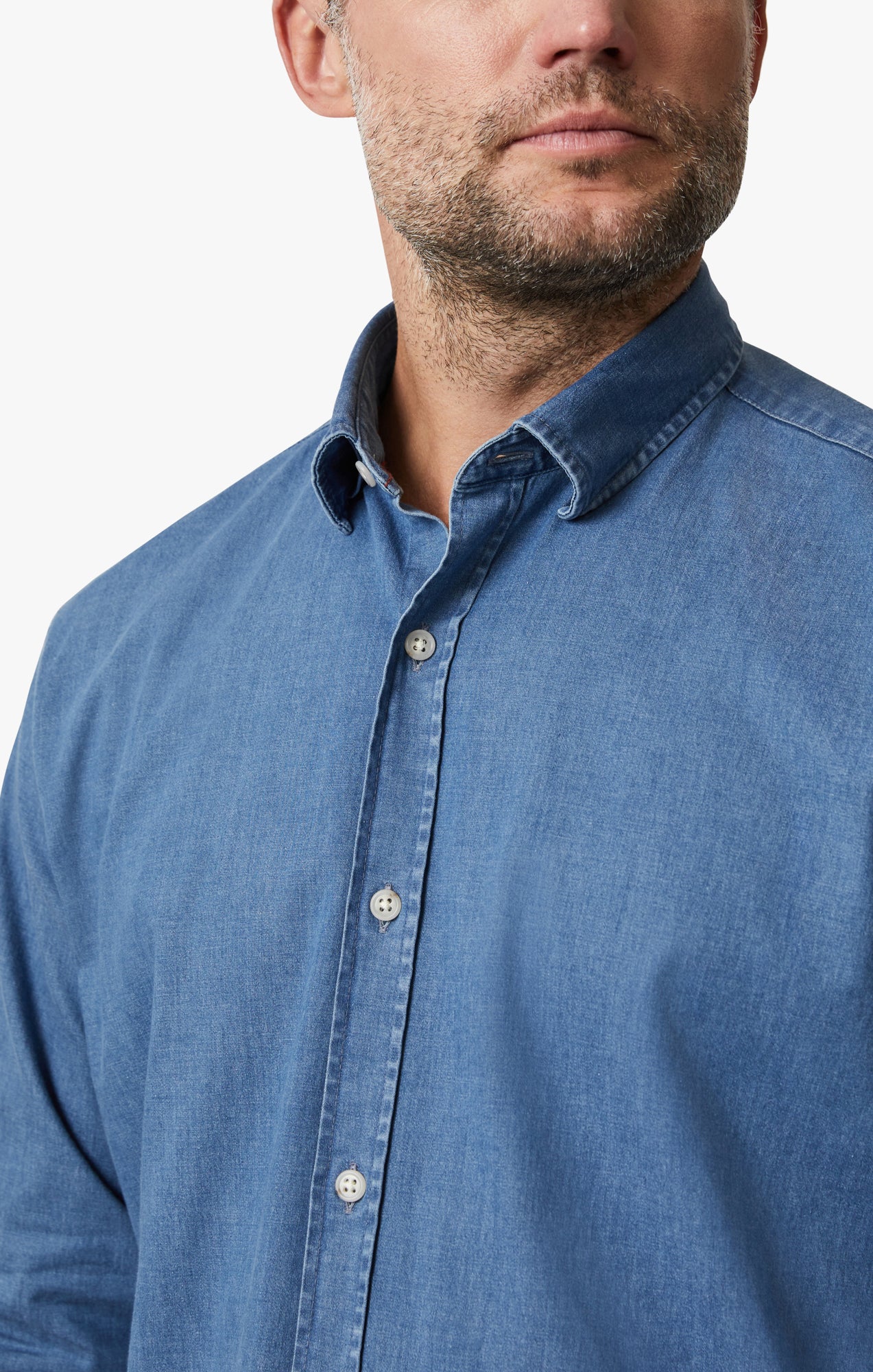 Denim Shirt In Light - Image 6