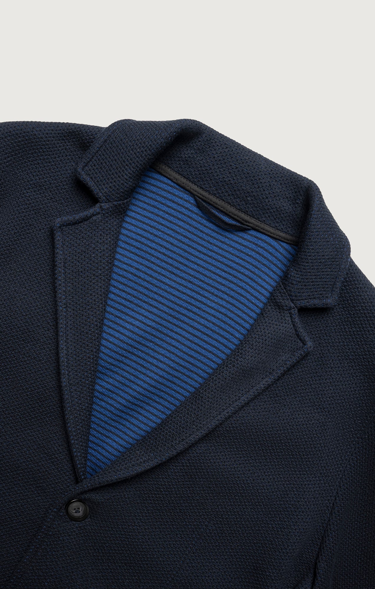 Double Face Blazer In Navy - Image 6