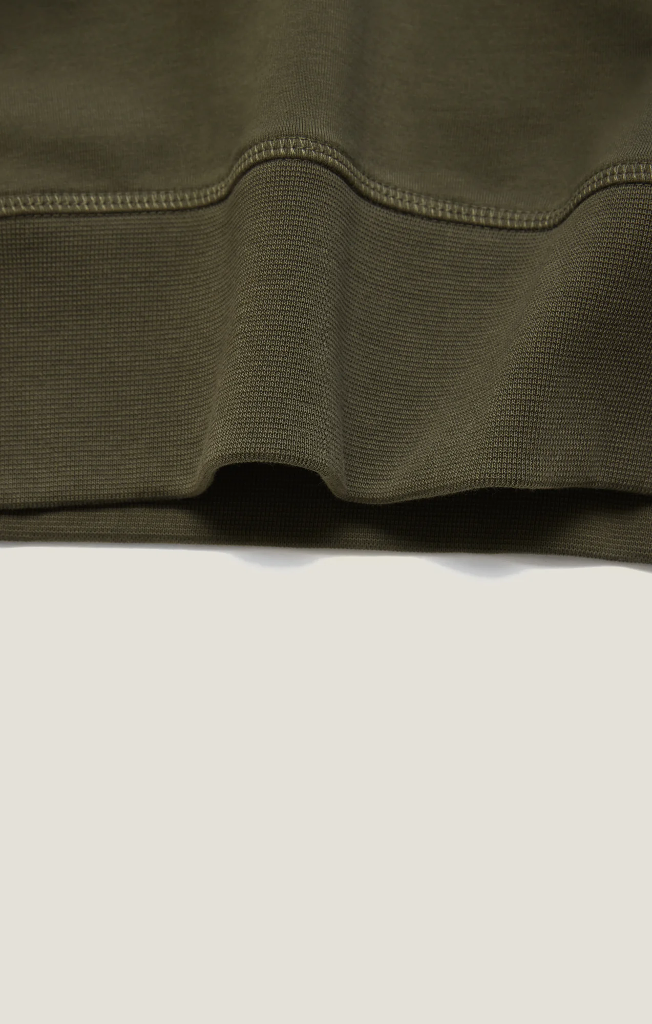 French Terry Crew Sweatshirt In Pimento Olive - Image 12