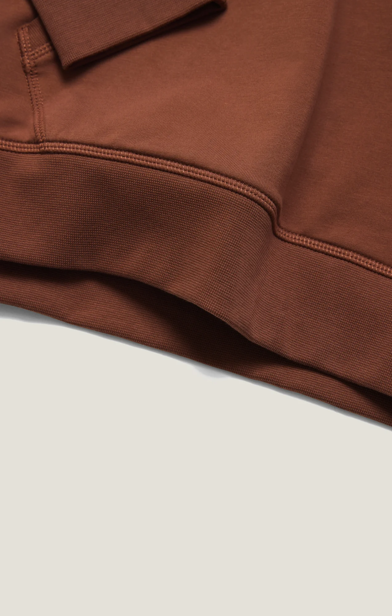 French Terry Hoodie In Cinnamon - Image 14