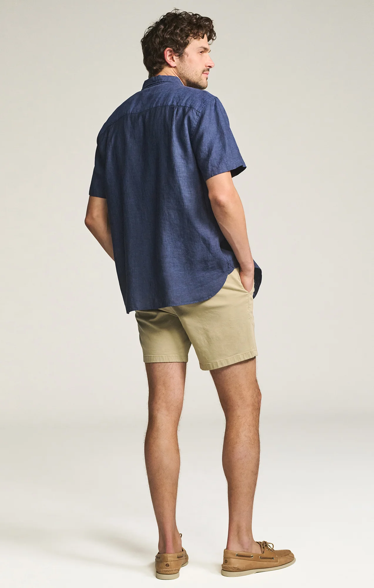 Hampton Shorts in Basil Twill - Image 7