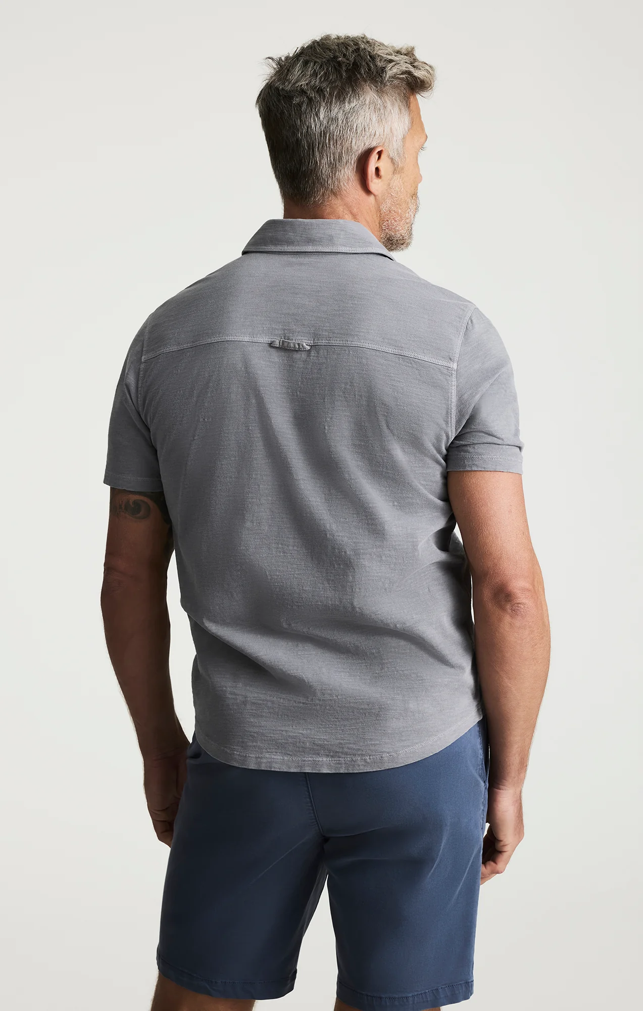 Jersey Shirt In Chiseled Stone - Image 3